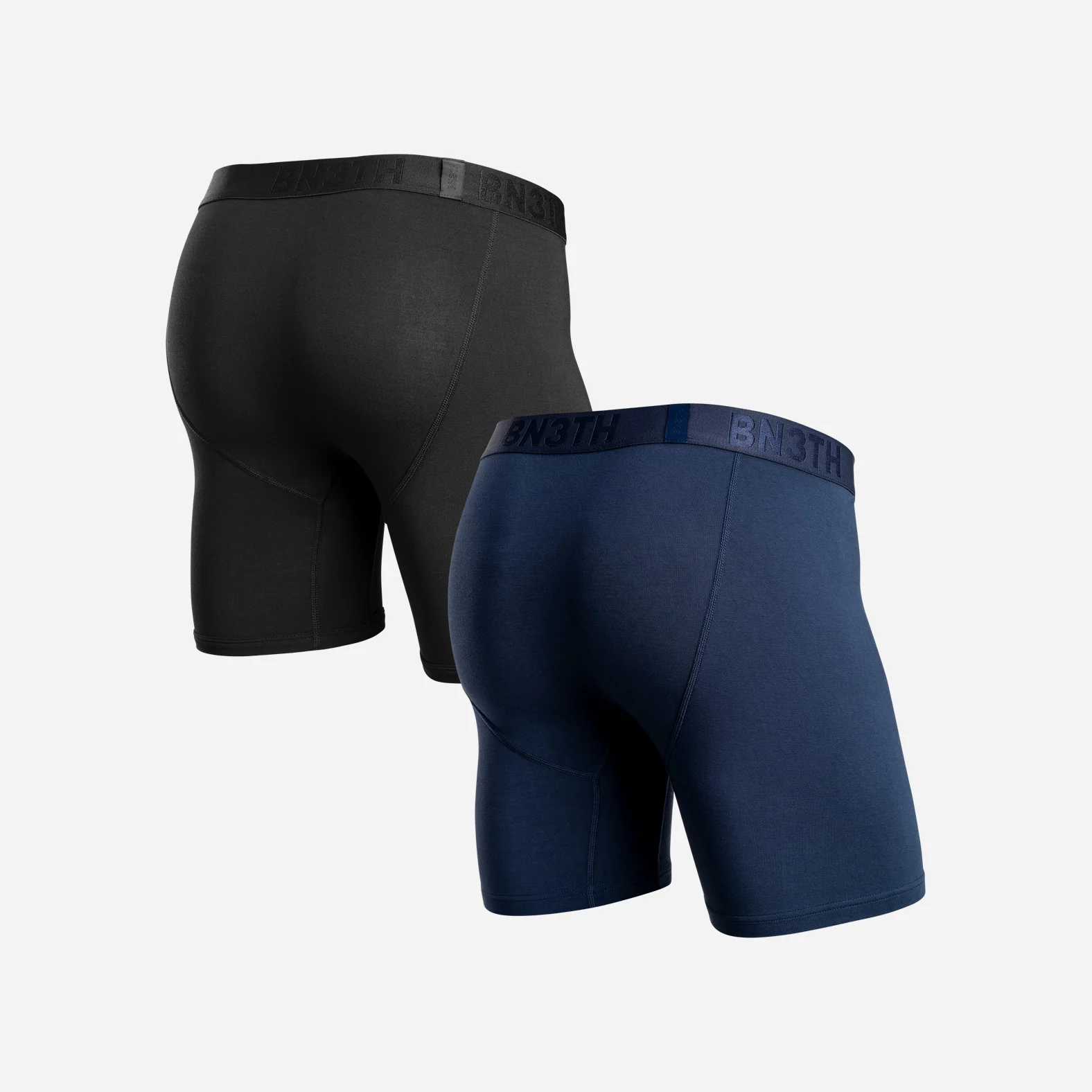 Classic Icon Boxer Brief: Black/Navy 2 Pack - Image 3