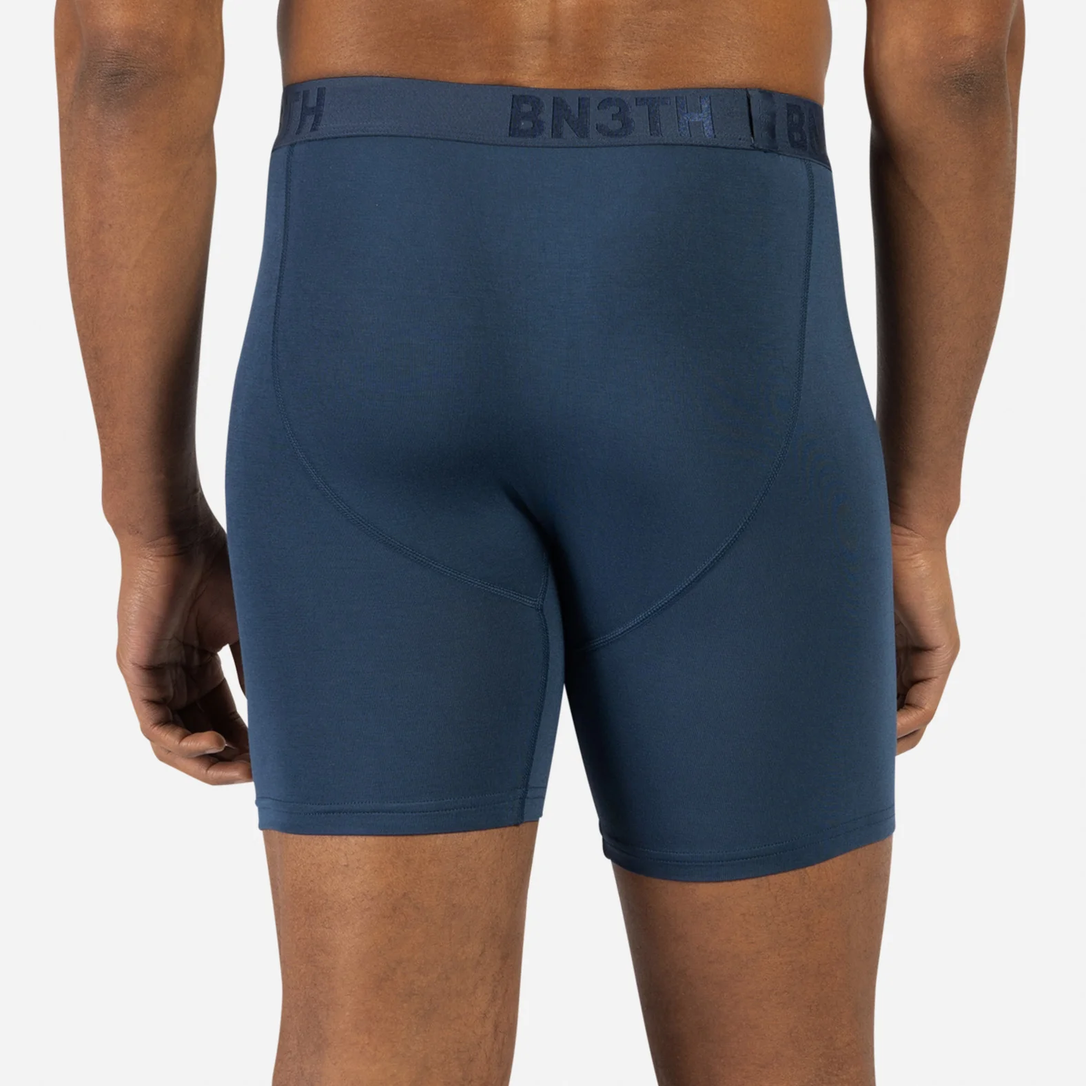 Classic Icon Boxer Brief With Fly: Navy - Image 4