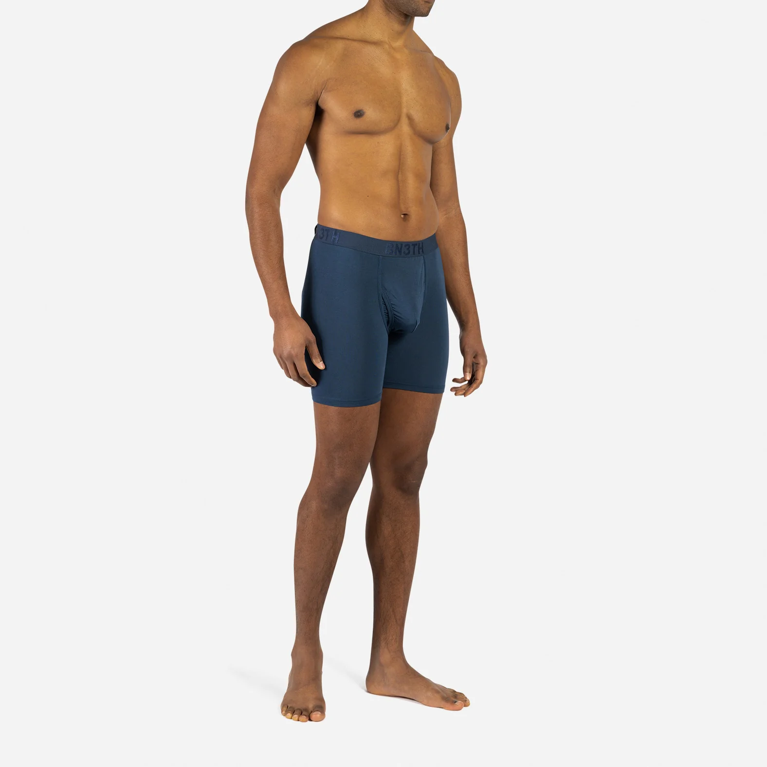 Classic Icon Boxer Brief With Fly: Navy - Image 5