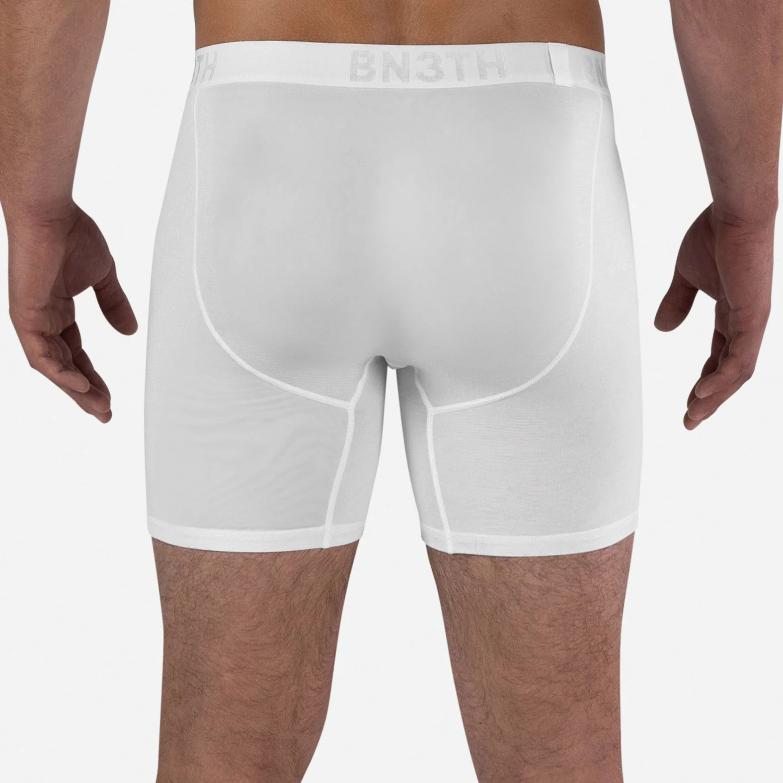 Classic Icon Boxer Brief With Fly: White - Image 4