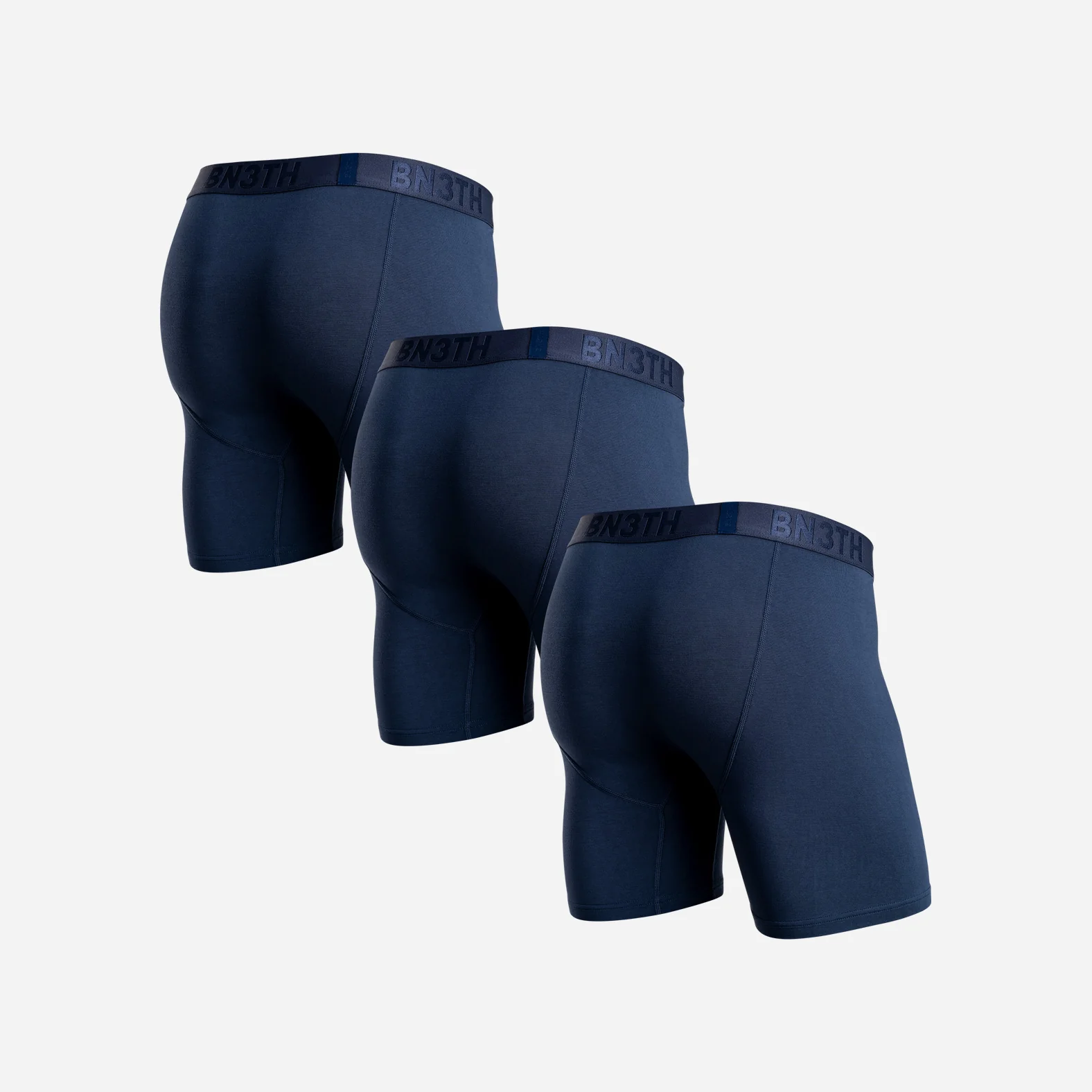 Classic Icon Boxer Brief: Navy 3 Pack - Image 3