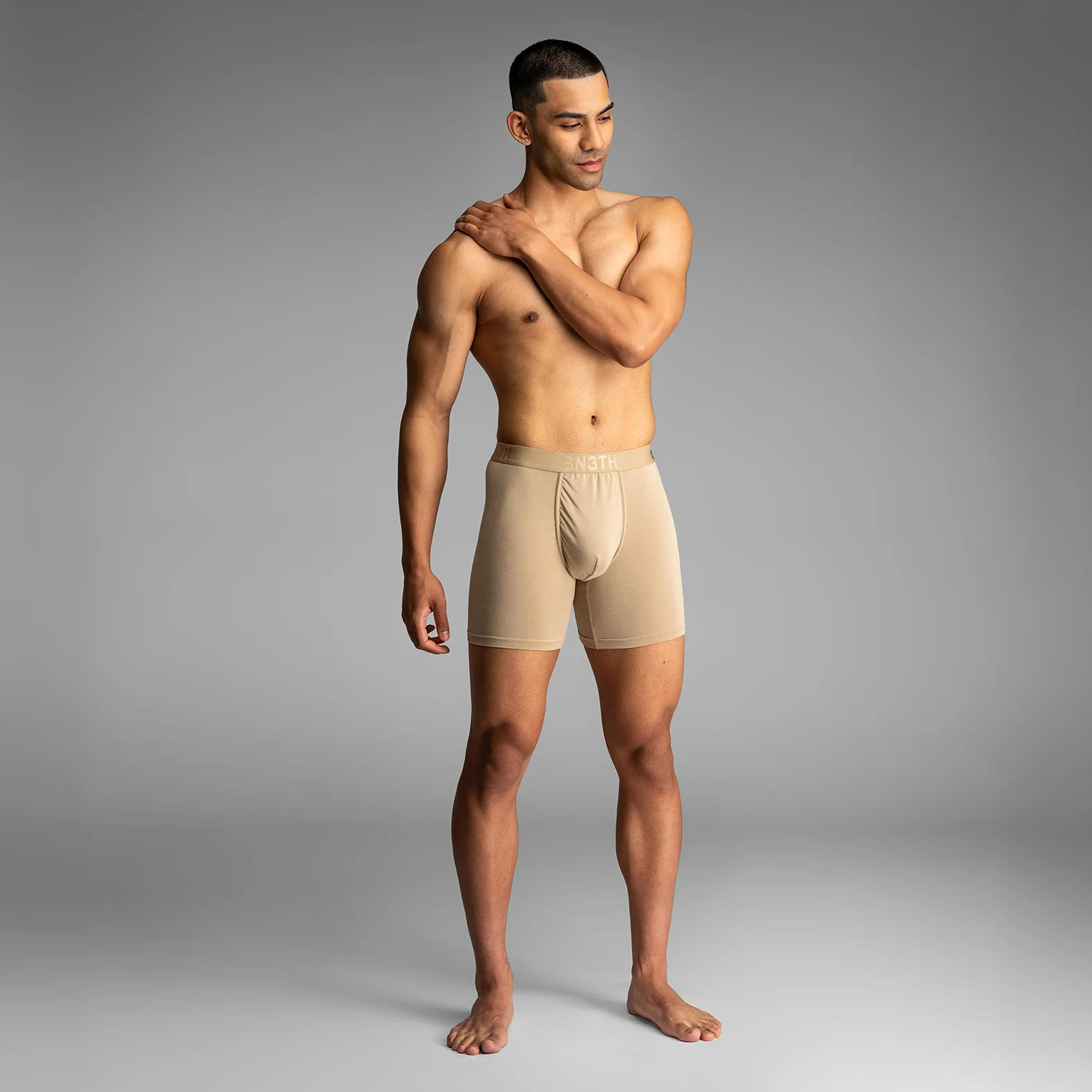 Classic Icon Boxer Brief : Pepper Beige - Image 3