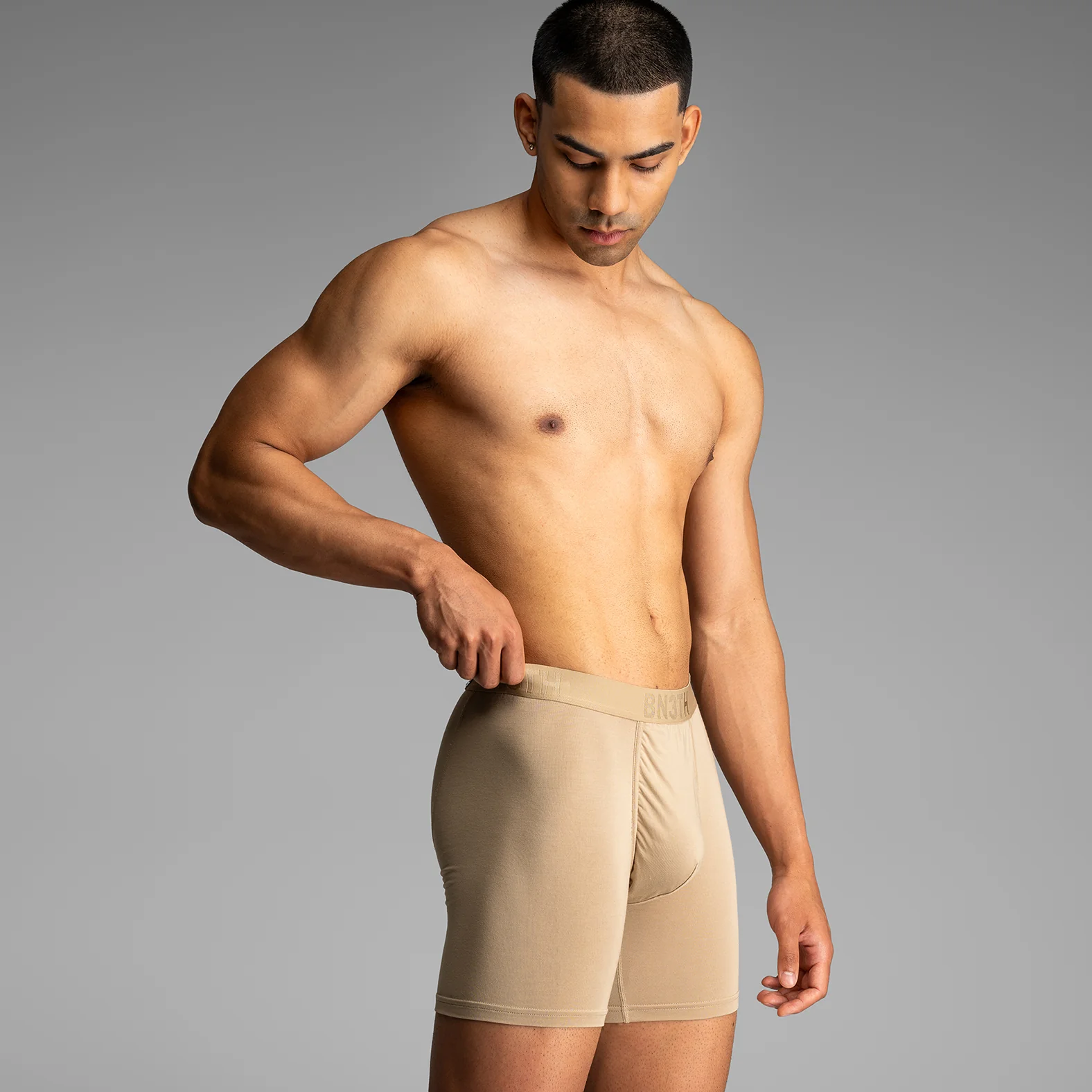 Classic Icon Boxer Brief : Pepper Beige - Image 5