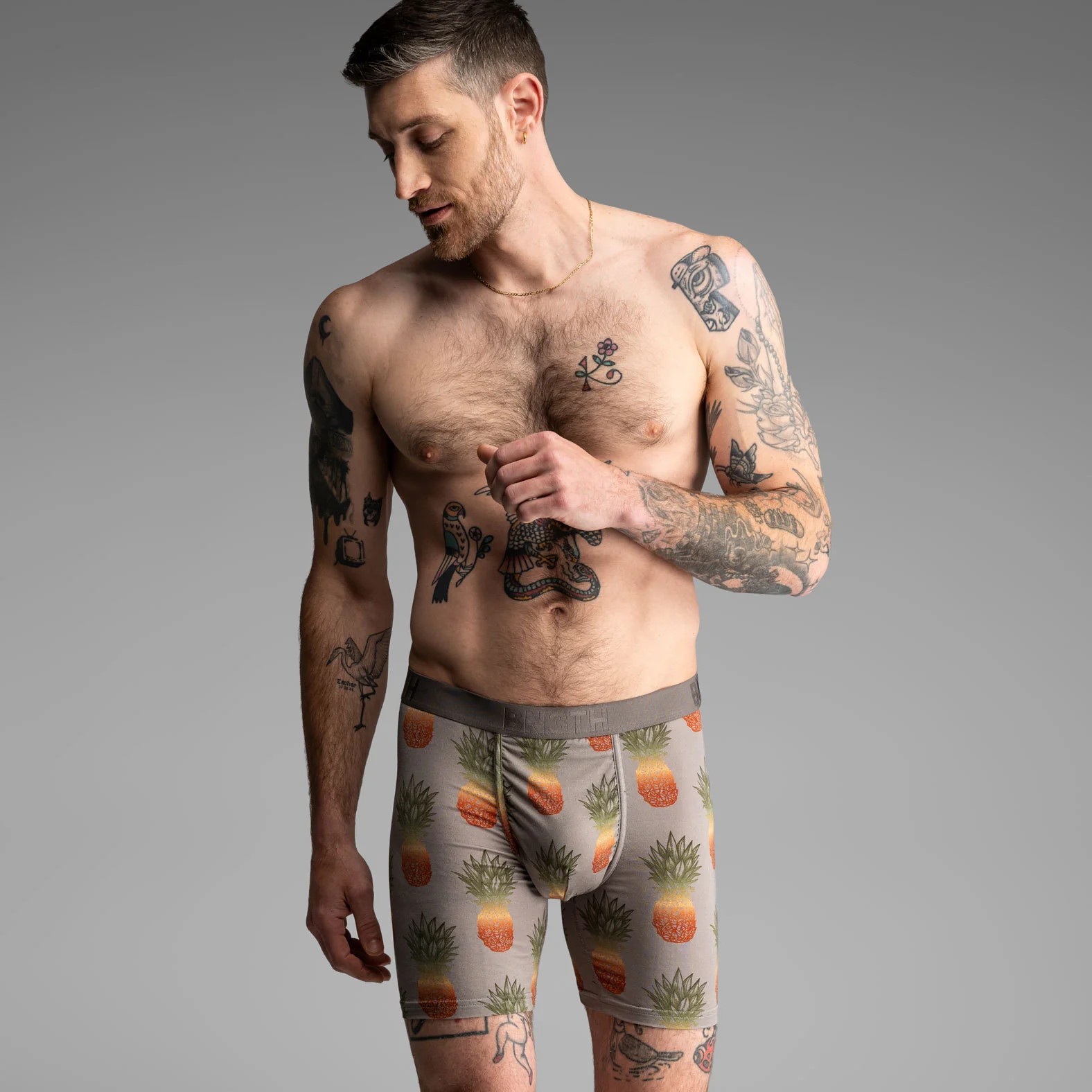 Classic Icon Boxer Brief : Pineapple Fade Cloudburst - Image 3