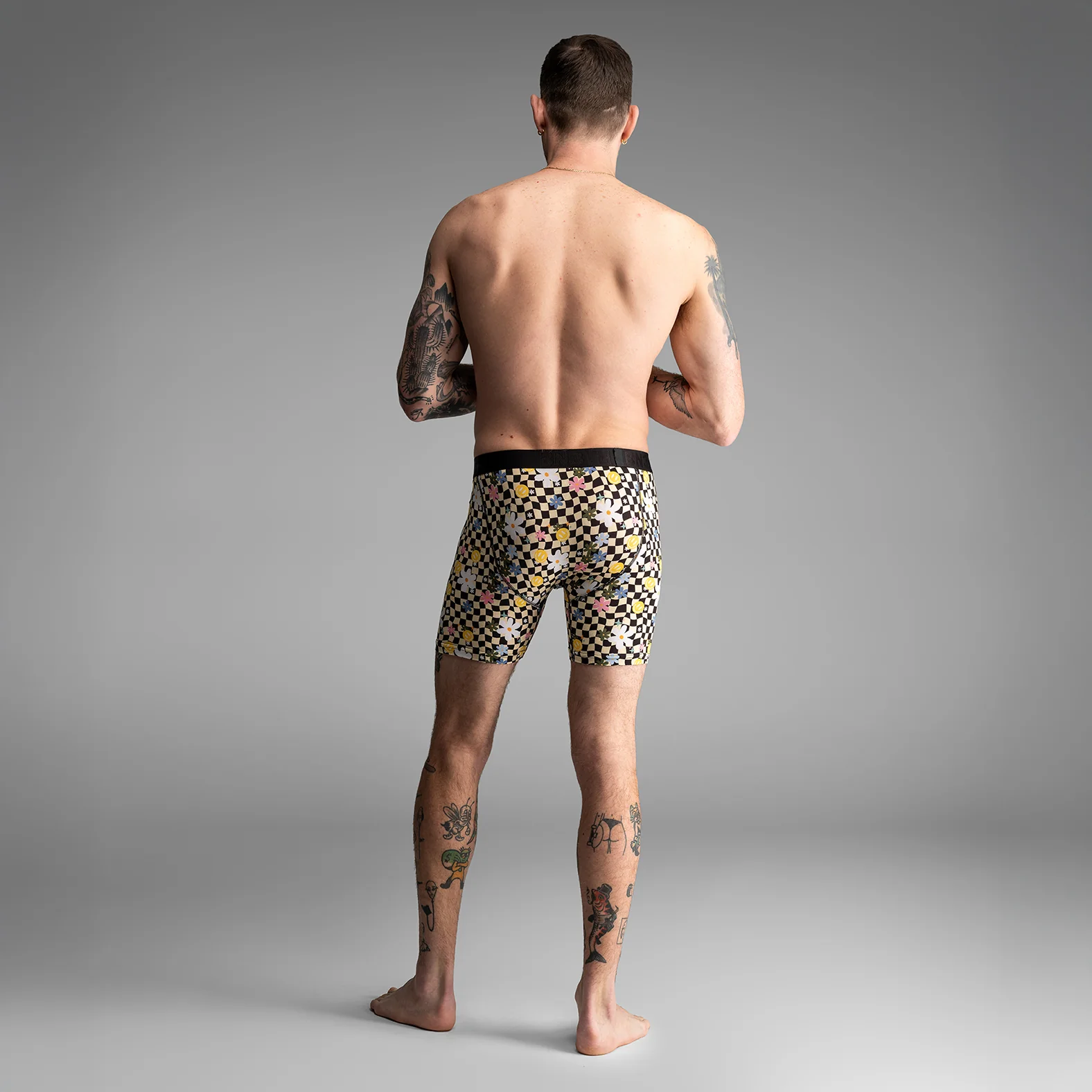 Classic Icon Boxer Brief : Psychodelic Floral Sand - Image 5