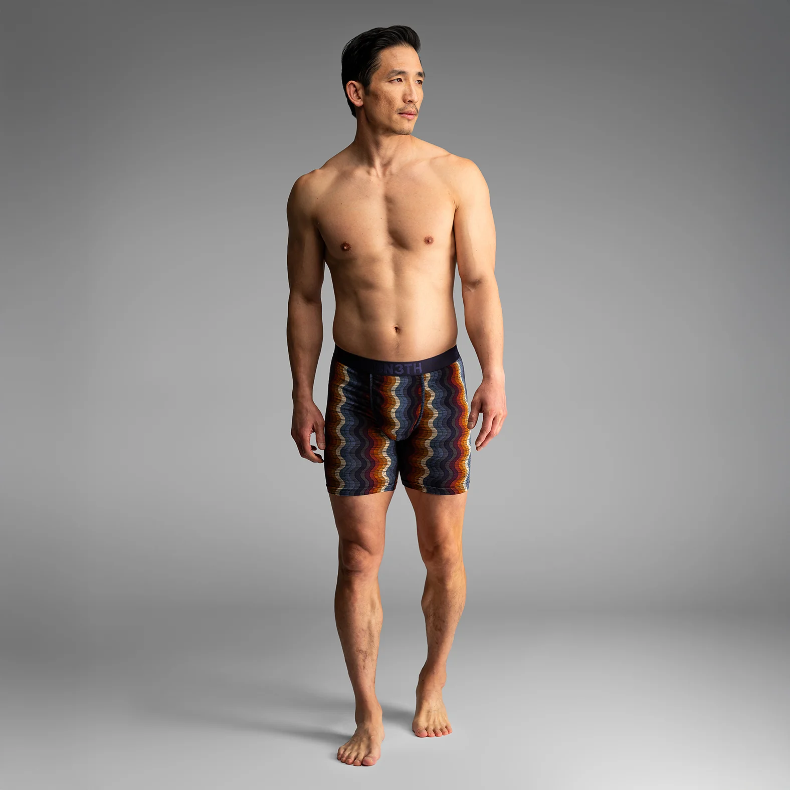 Classic Icon Boxer Brief : Retro Wave Black - Image 3
