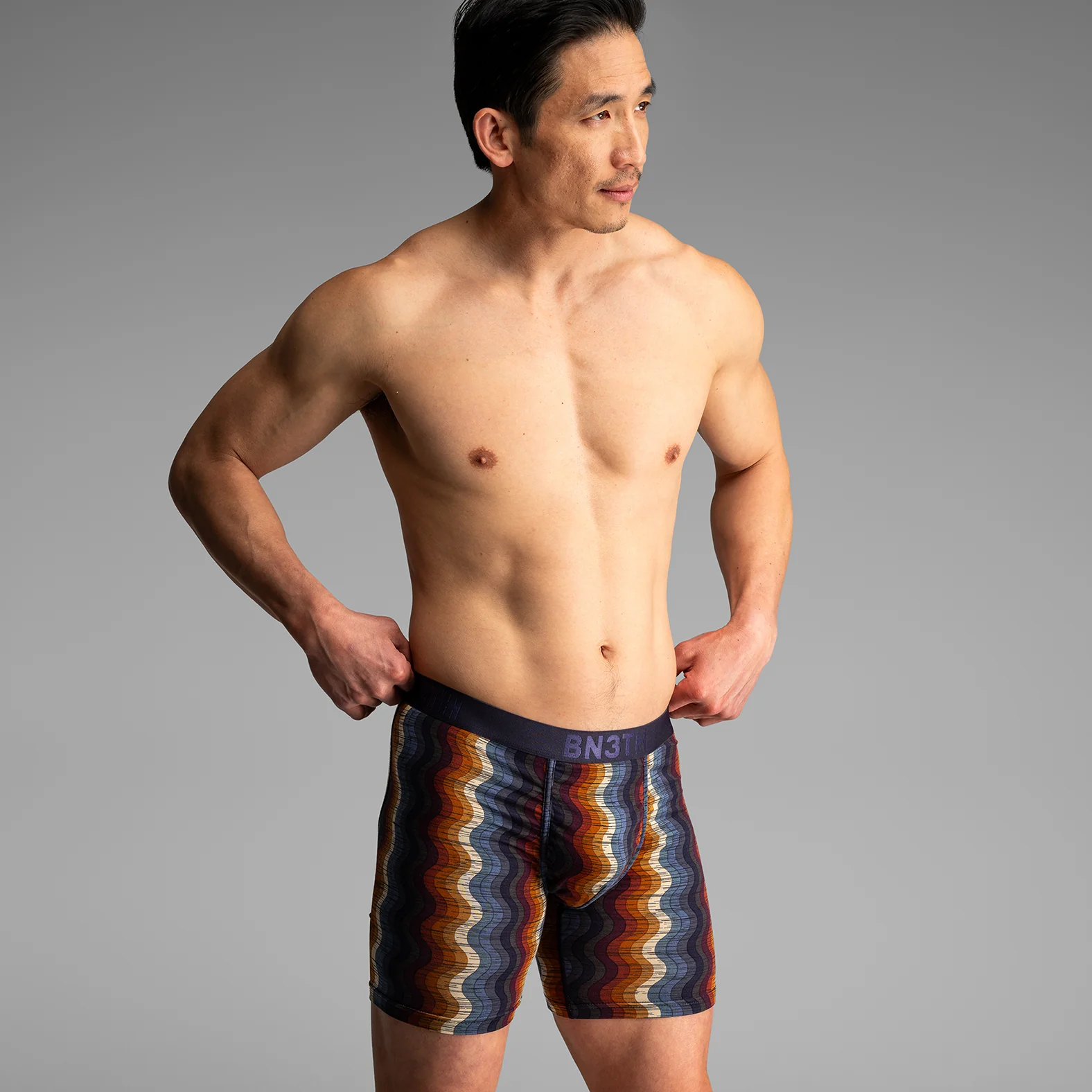 Classic Icon Boxer Brief : Retro Wave Black - Image 4