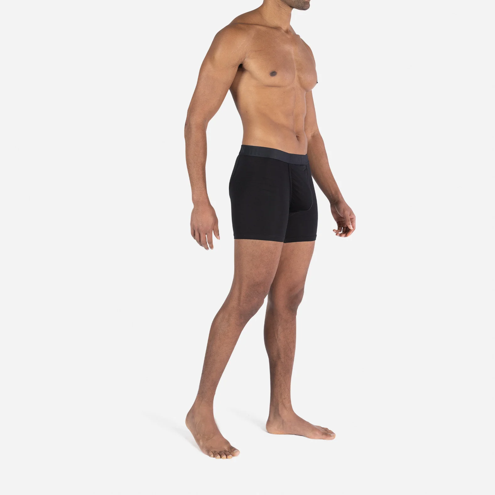 Essentials Boxer Brief: Black - Image 6
