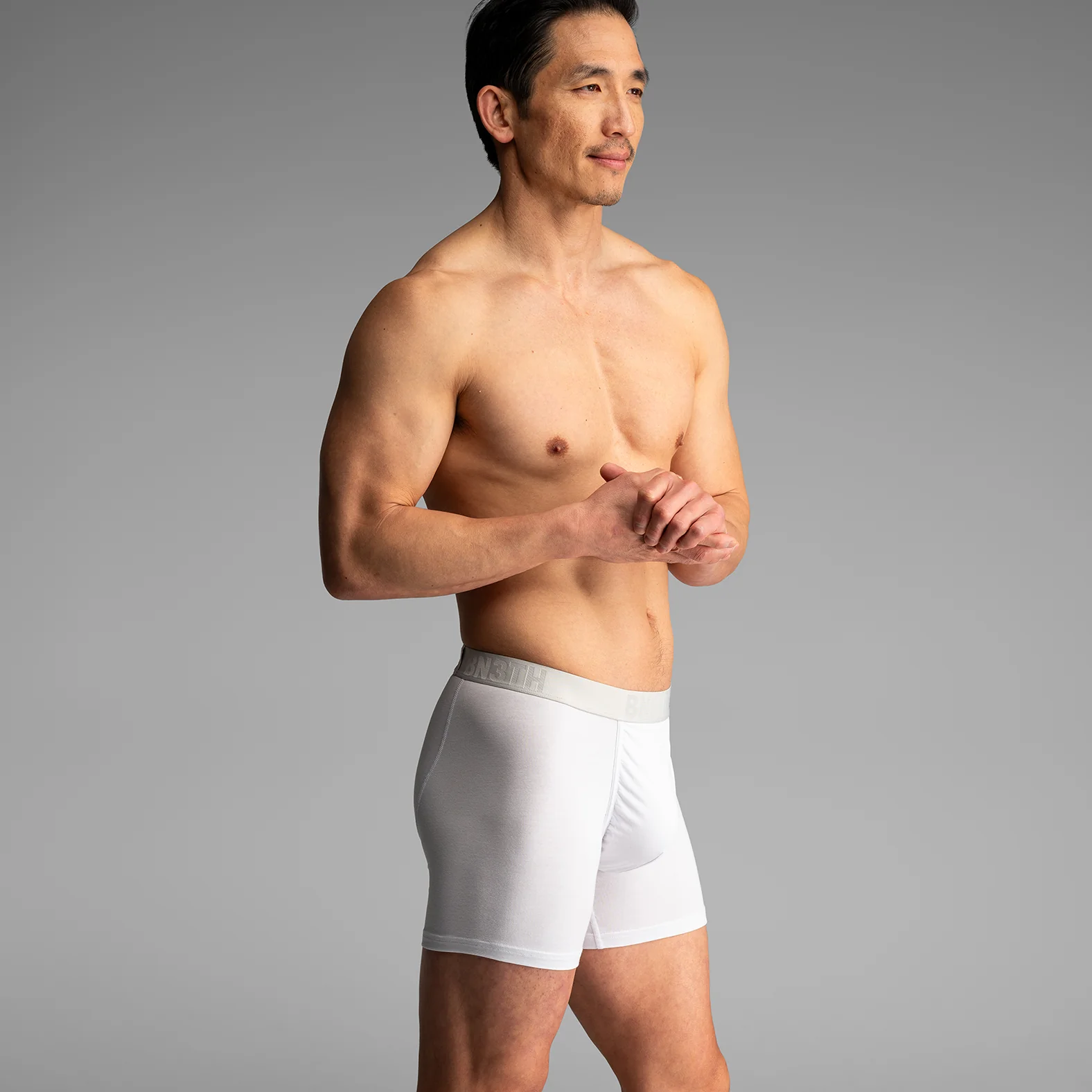 Essentials Boxer Brief : Black/Heather Gray/White 3 Pack - Image 5