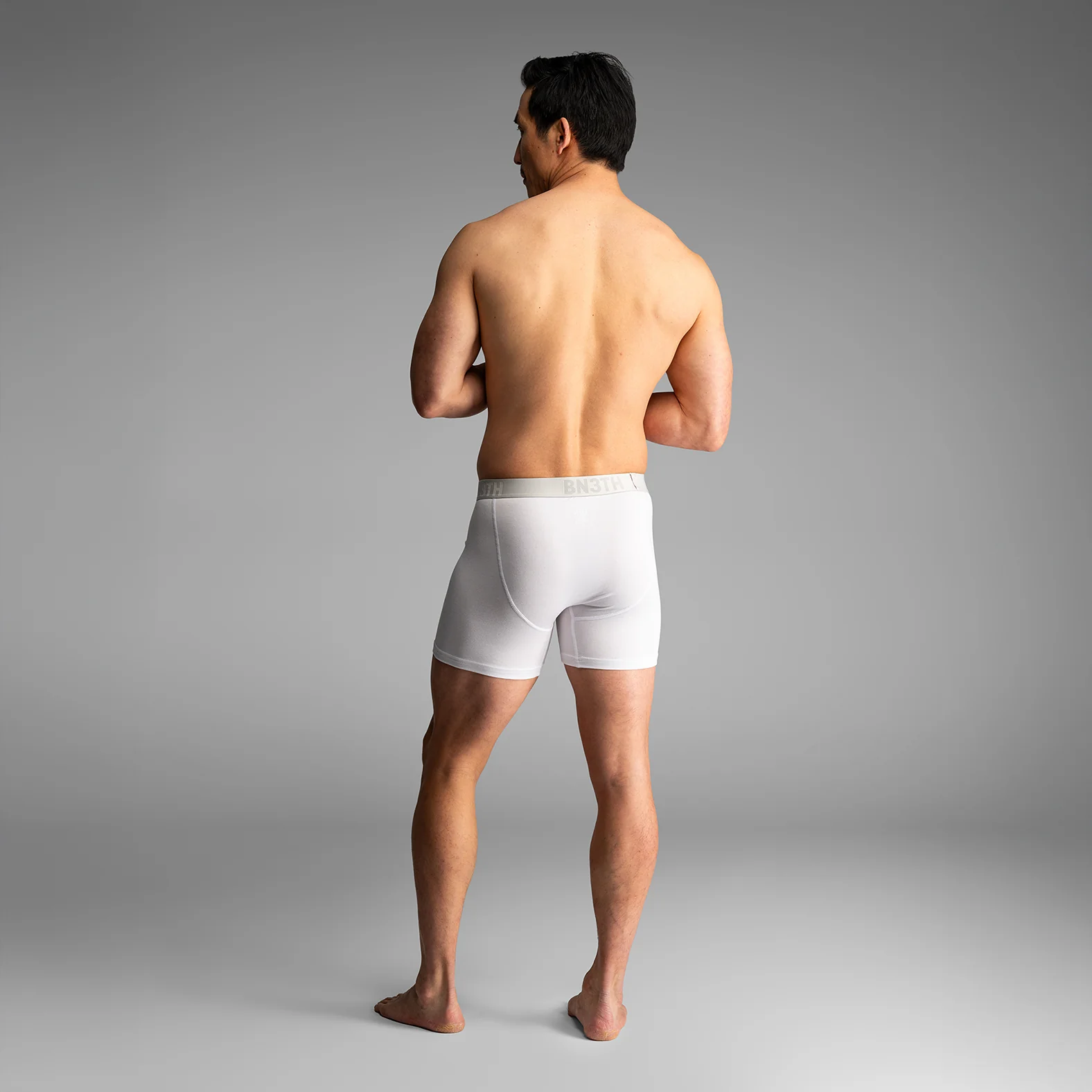 Essentials Boxer Brief : Black/Heather Gray/White 3 Pack - Image 6