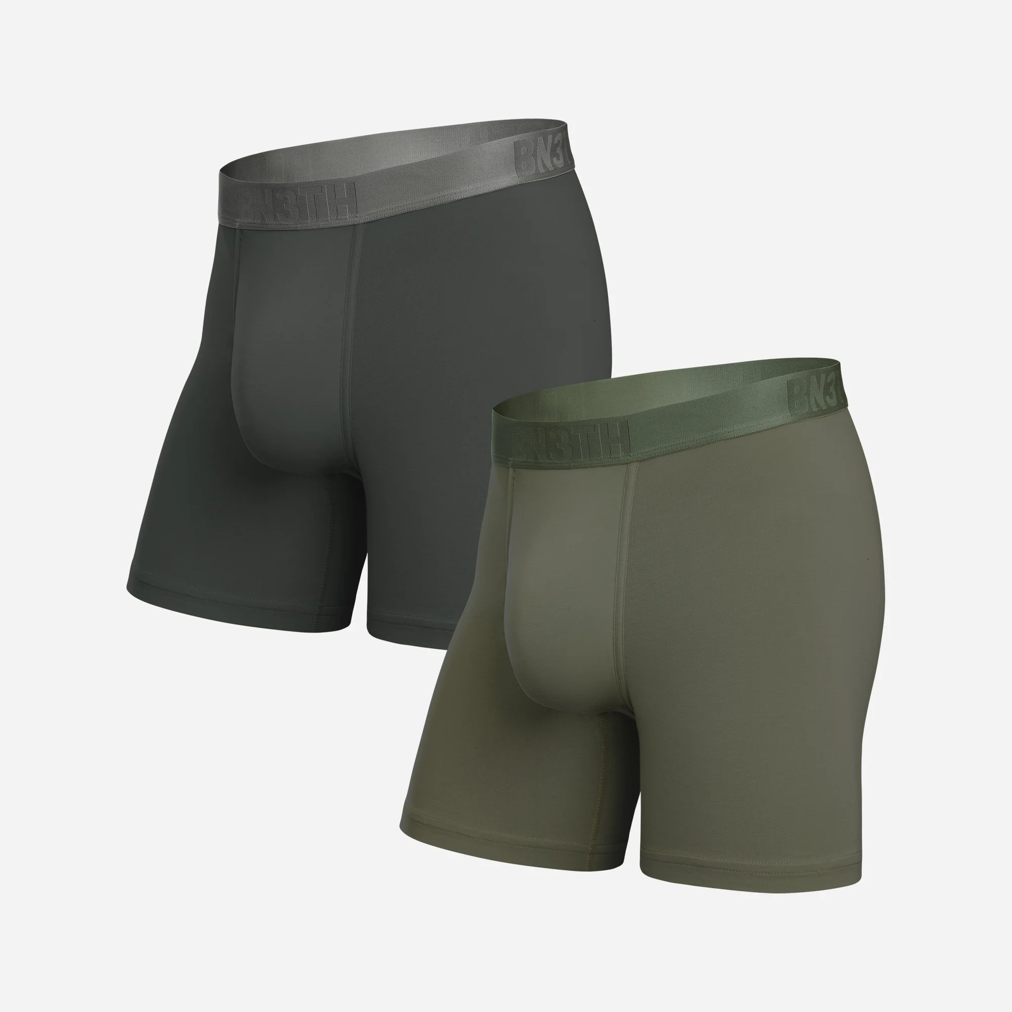 Essentials Boxer Brief : Smoke Green/Fatigue 2 Pack