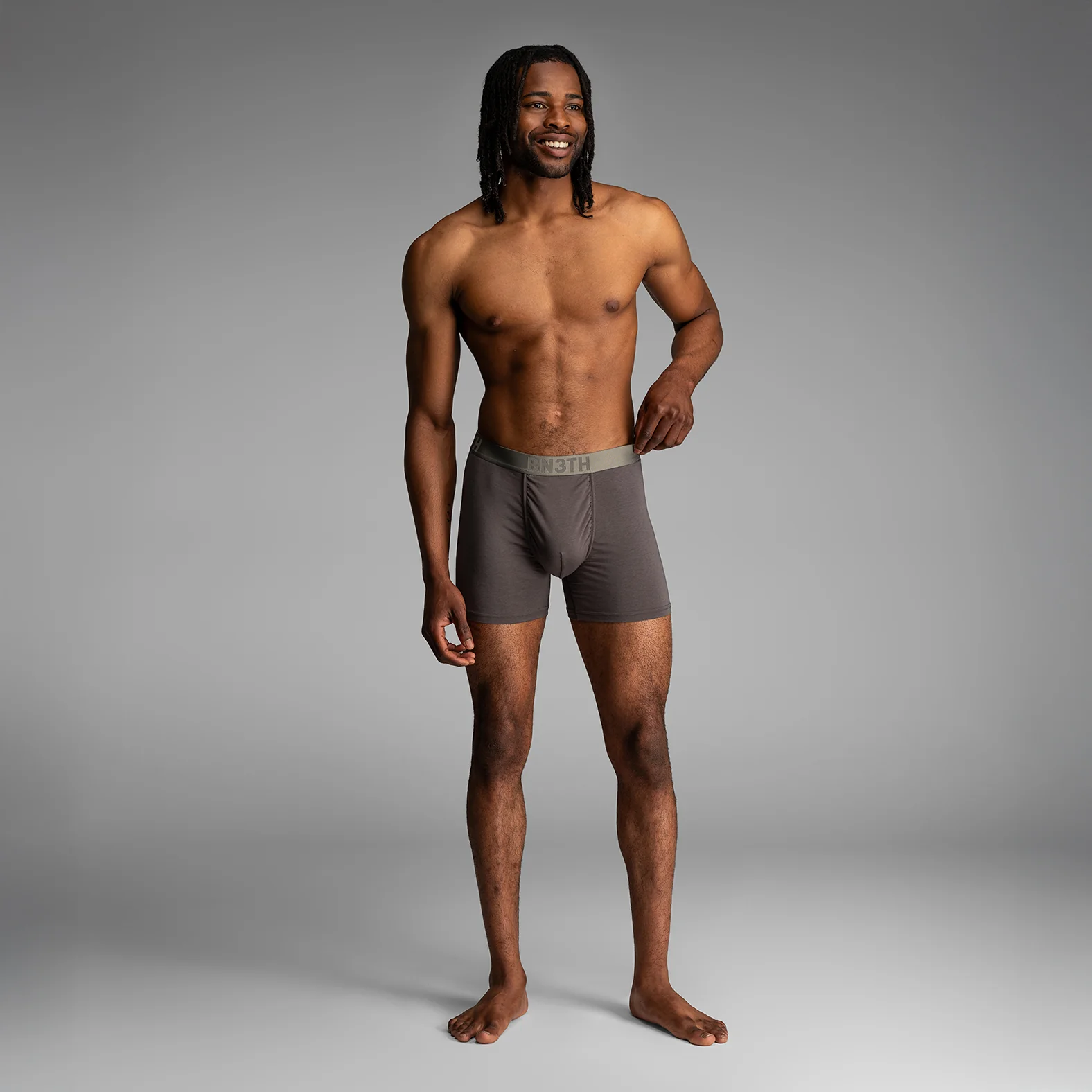 Essentials Boxer Brief : Smoke Green/Fatigue 2 Pack - Image 3