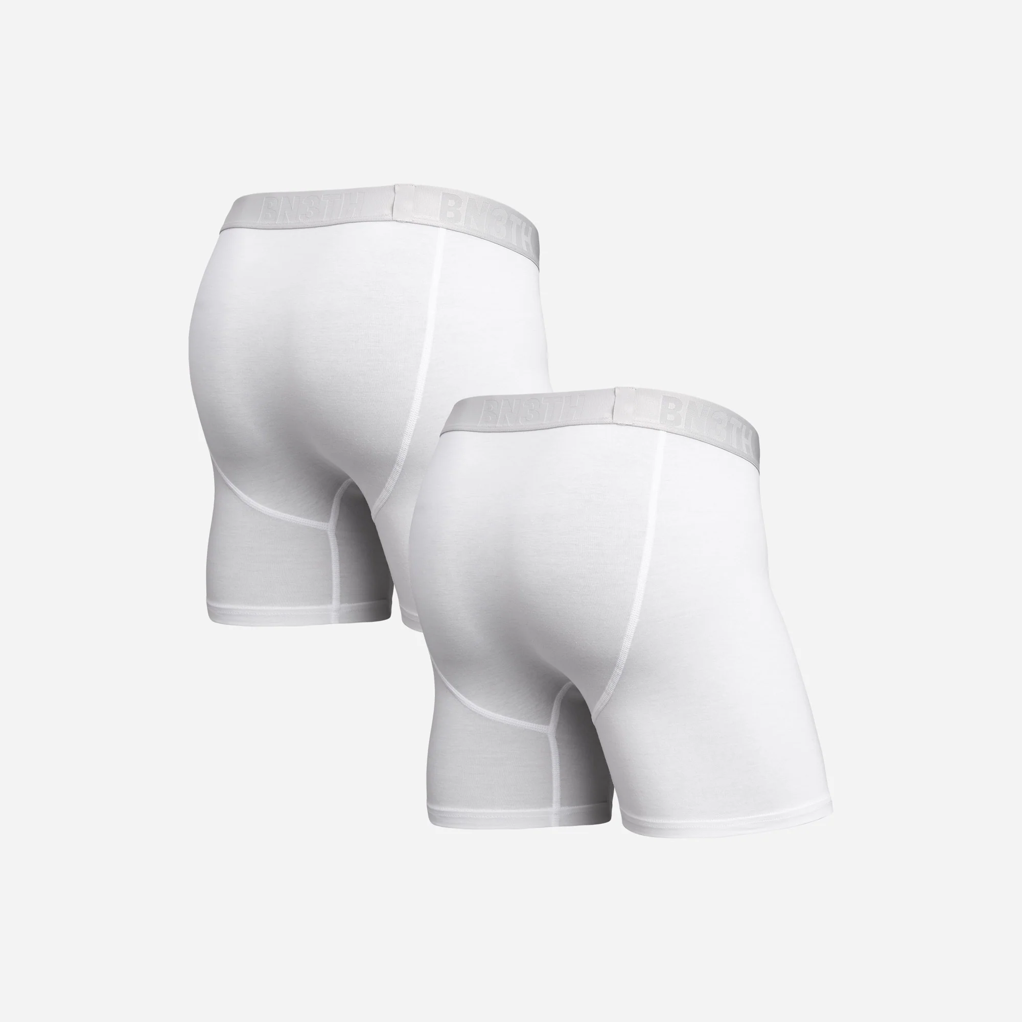 Essentials Boxer Brief : White 2 Pack - Image 3