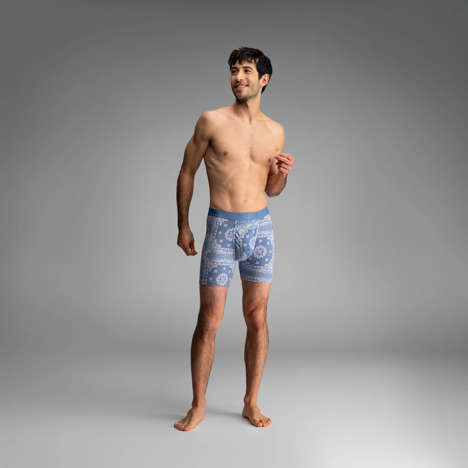 Classic Icon Boxer Brief: Bandana - Fog - Image 2