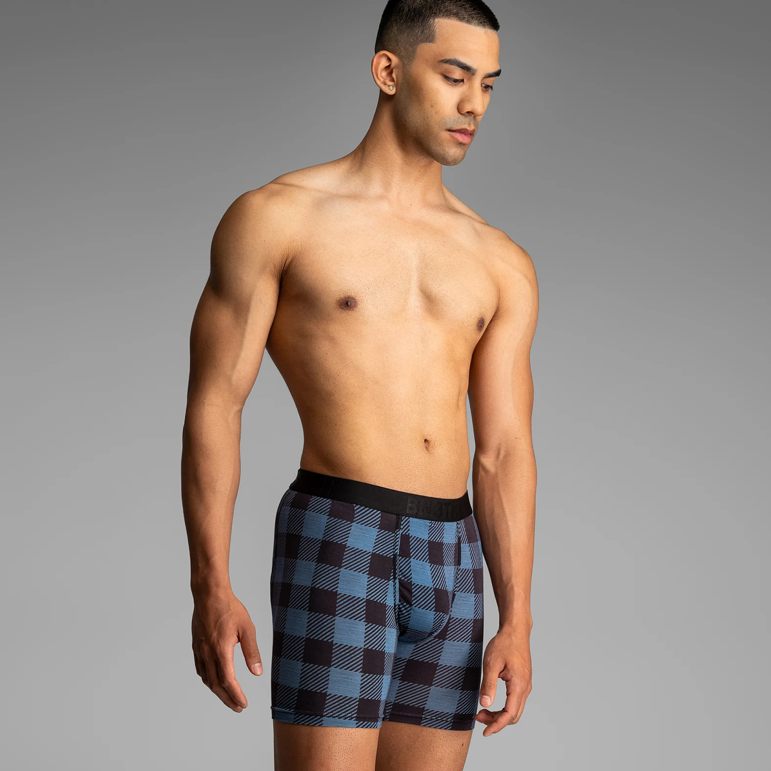 Classic Icon Boxer Brief : Buffalo Check Fog - Image 4