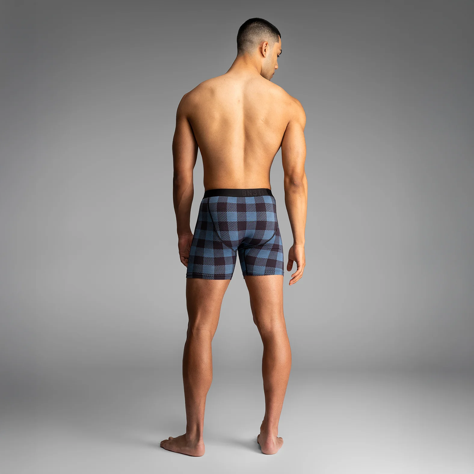 Classic Icon Boxer Brief : Buffalo Check Fog - Image 5
