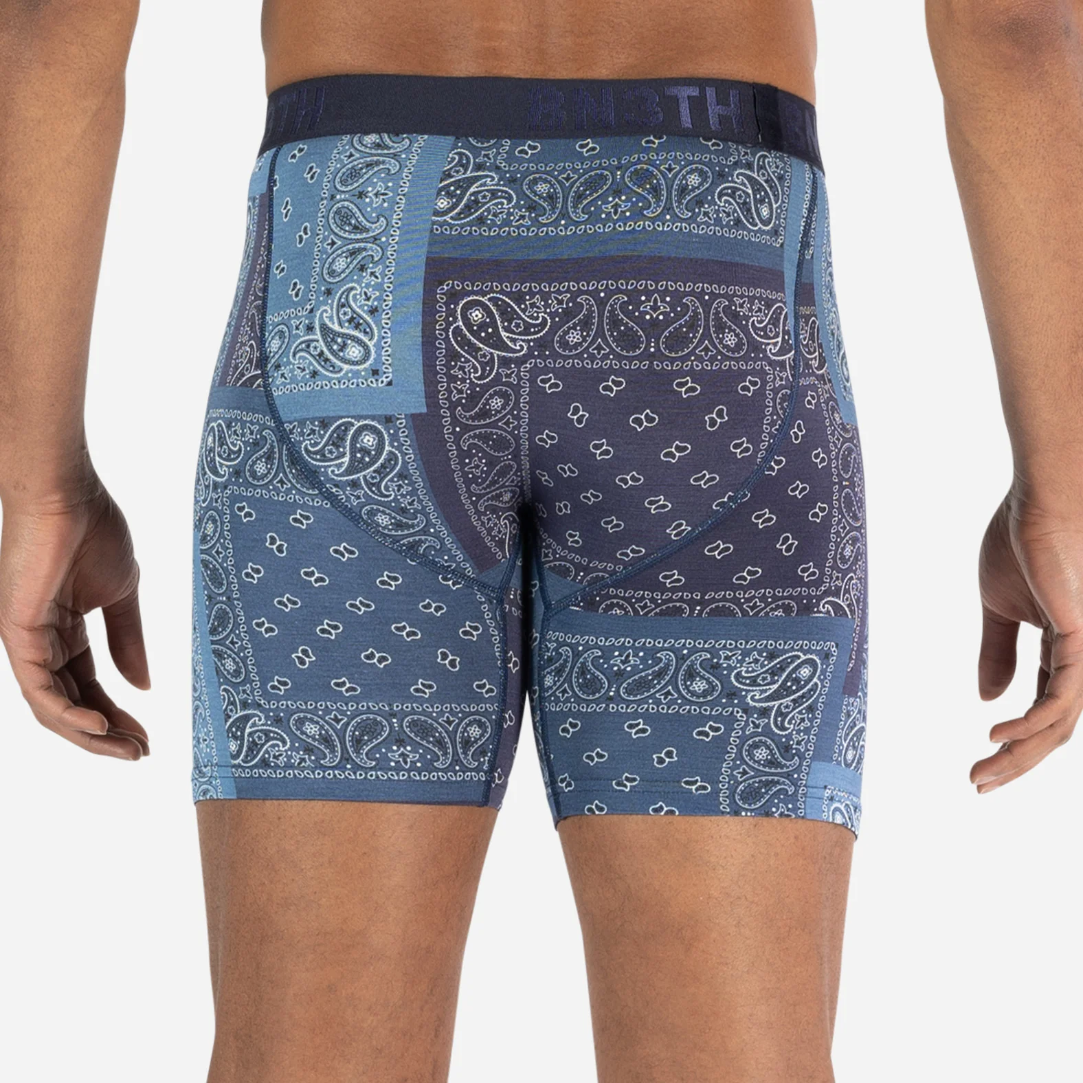 Classic Icon Boxer Brief: Cowboy Bandana Navy - Image 4