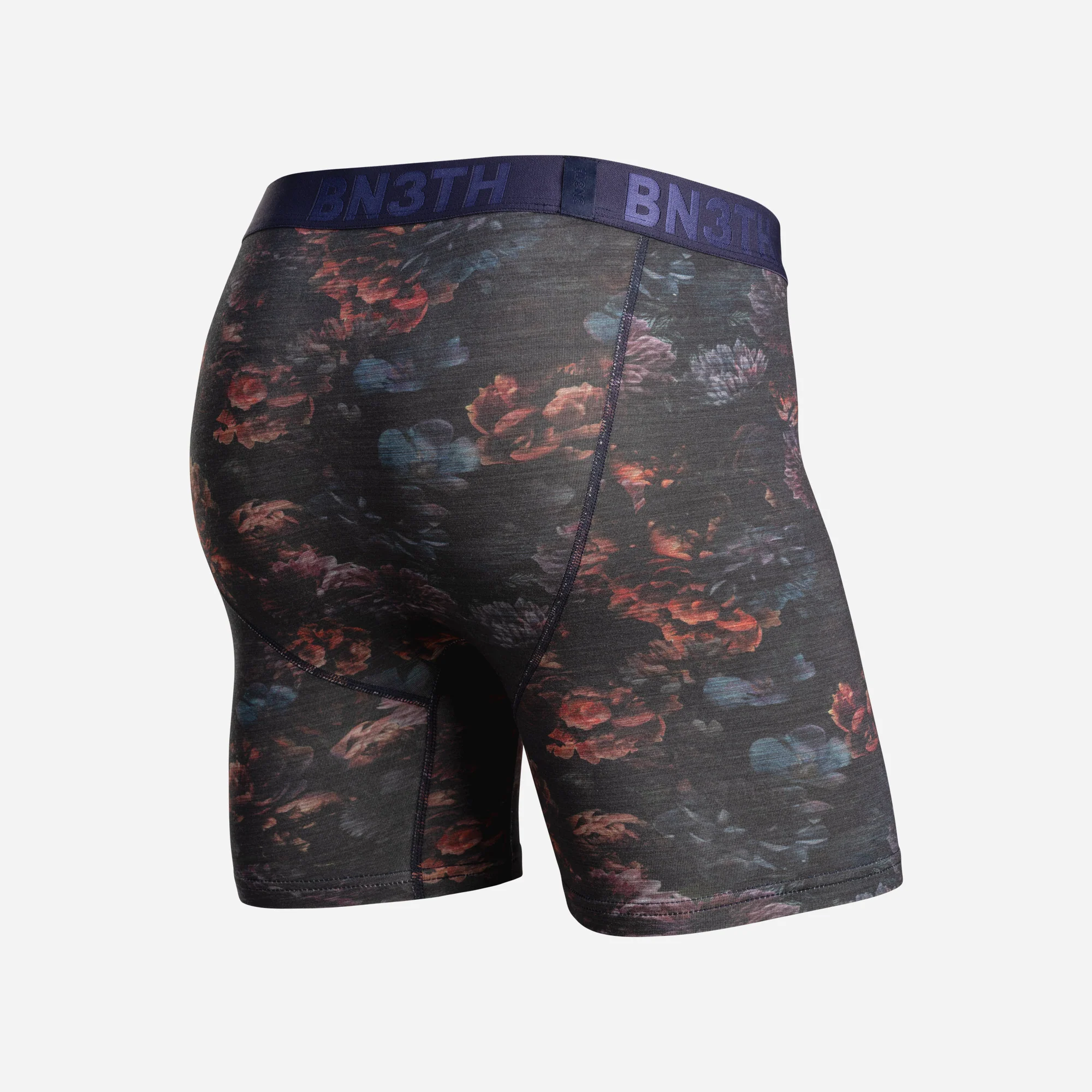 Classic Icon Boxer Brief : Dark Floral Dark Navy - Image 3