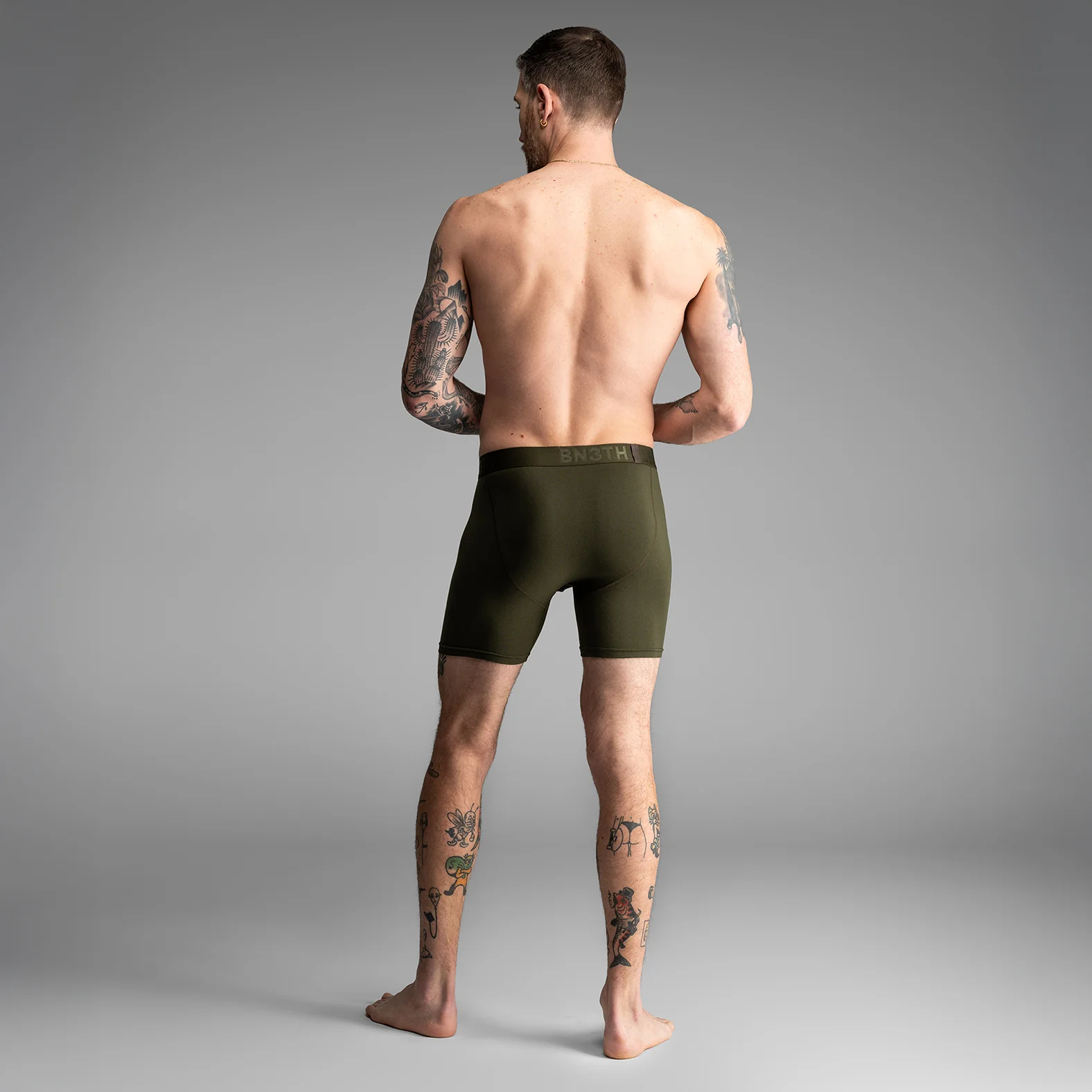 Classic Icon Boxer Brief : Duffle Green - Image 5
