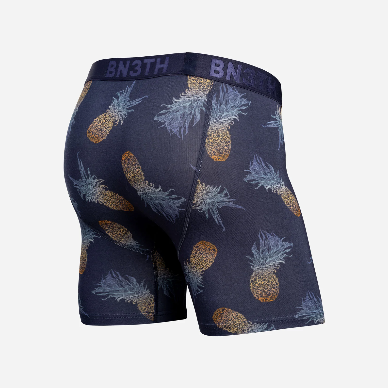Classic Icon Boxer Brief With Fly: Pineapple Ombre - Dark Navy - Image 3