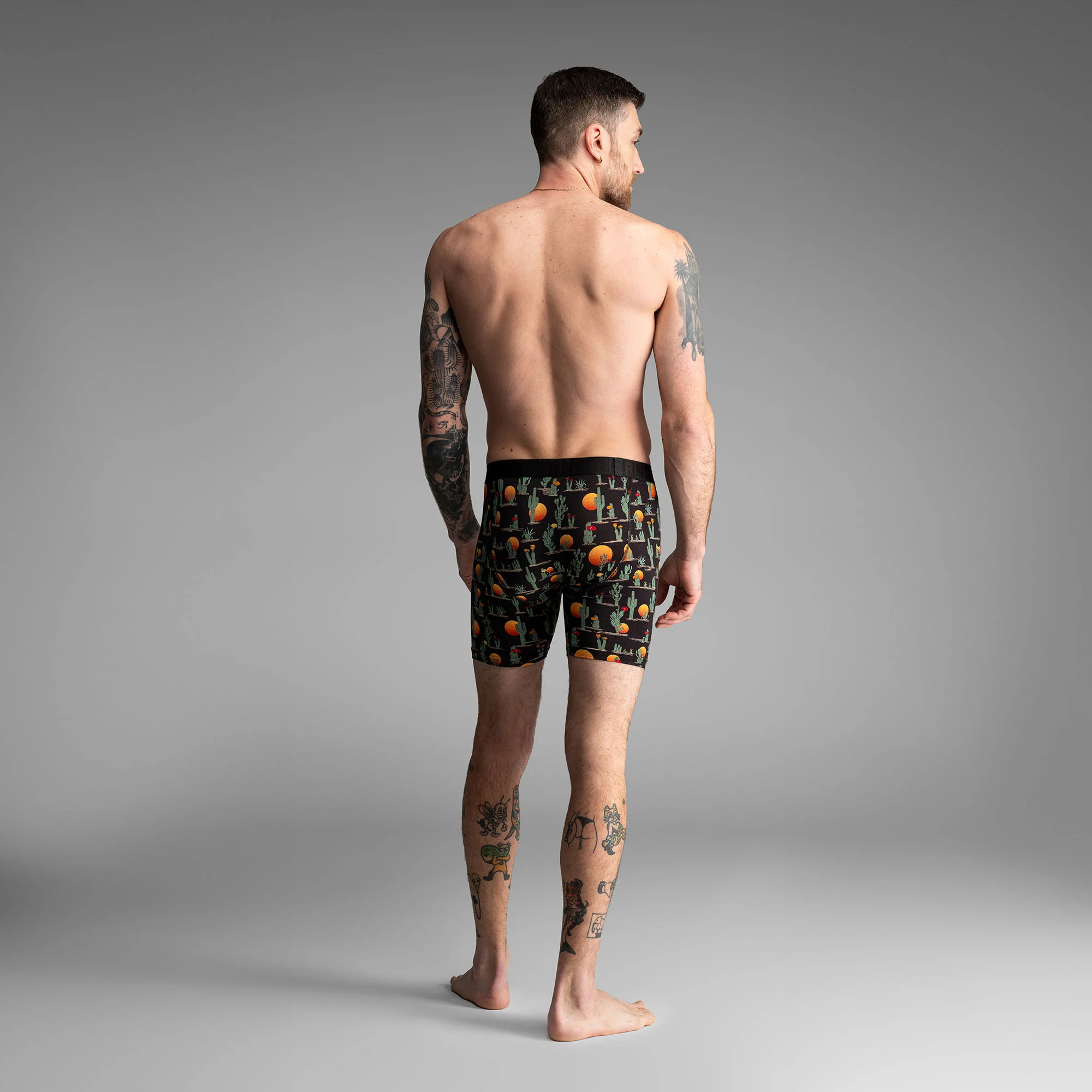 Classic Icon Boxer Brief : Cacti Black - Image 4
