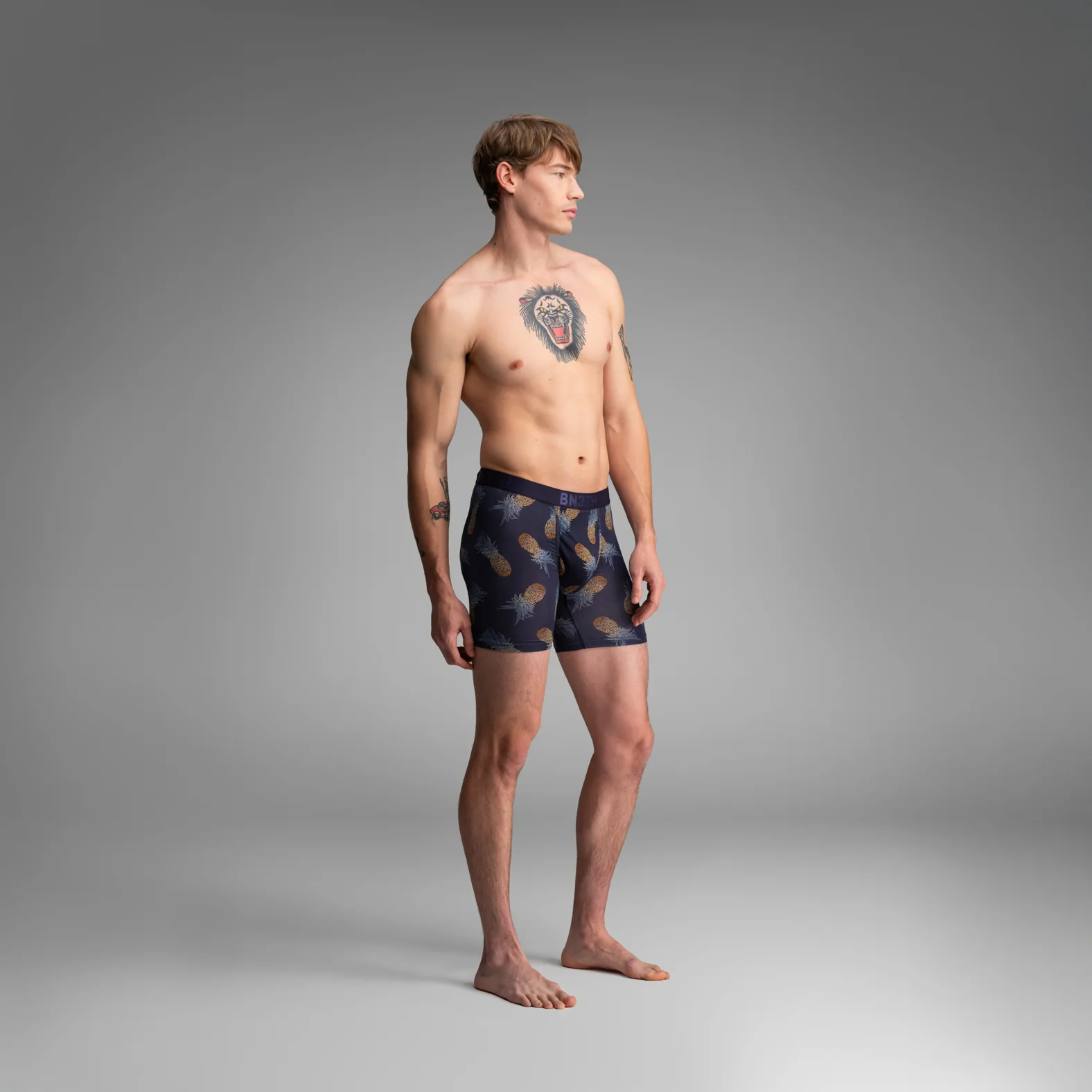 Classic Icon Boxer Brief: Pineapple Ombre - Dark Navy - Image 5