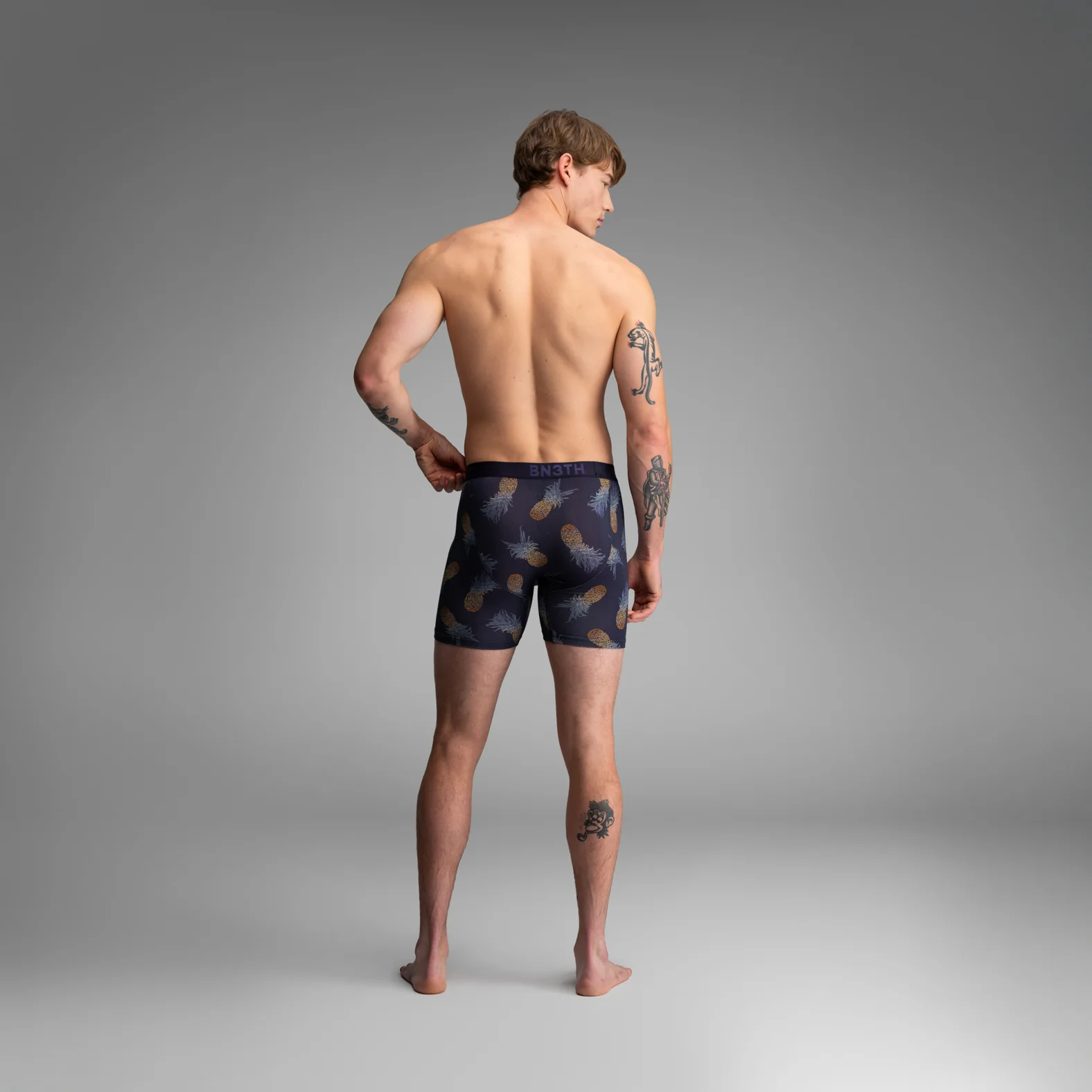 Classic Icon Boxer Brief: Pineapple Ombre - Dark Navy - Image 6