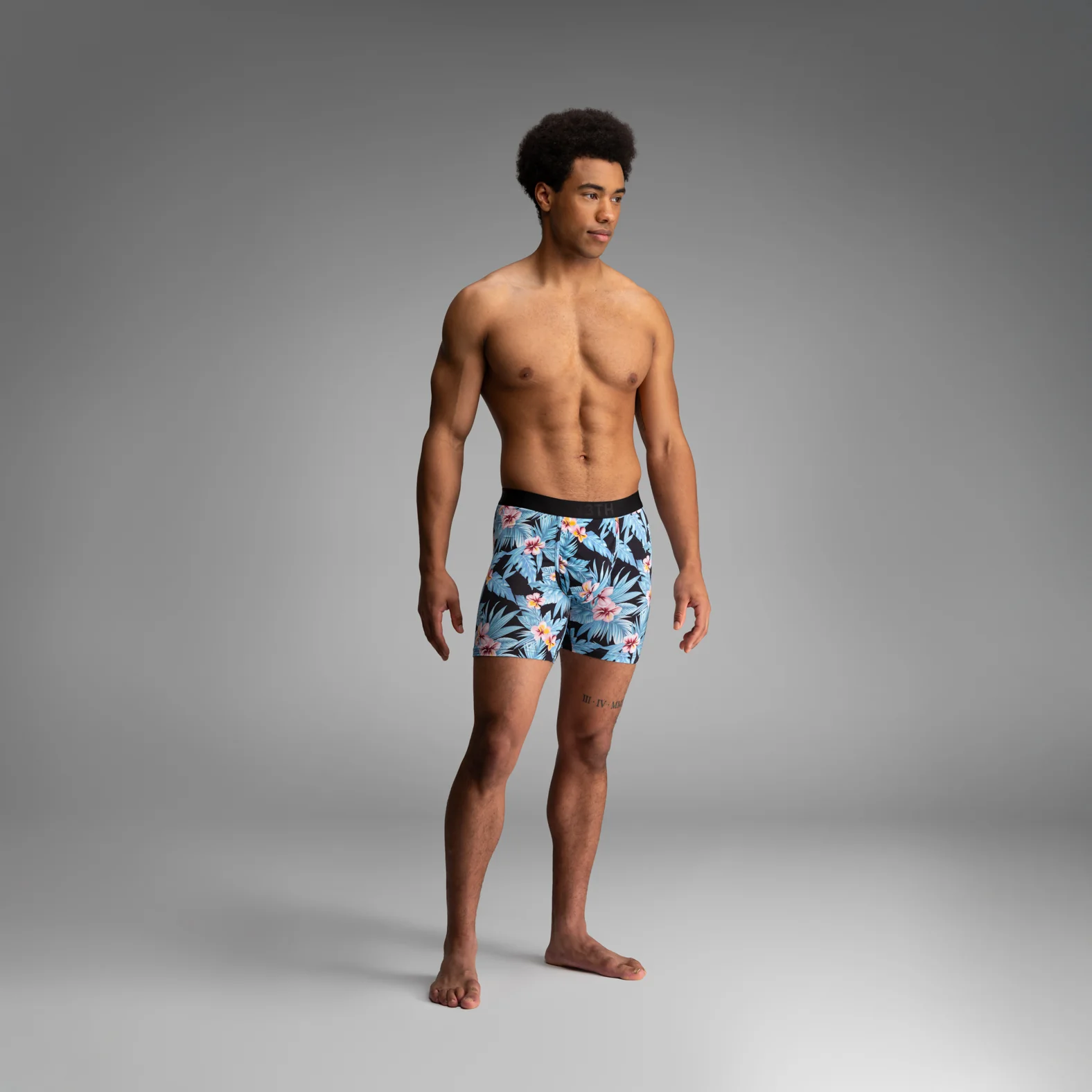 Classic Icon Boxer Brief: Vintage Hawaii - Fog - Image 2