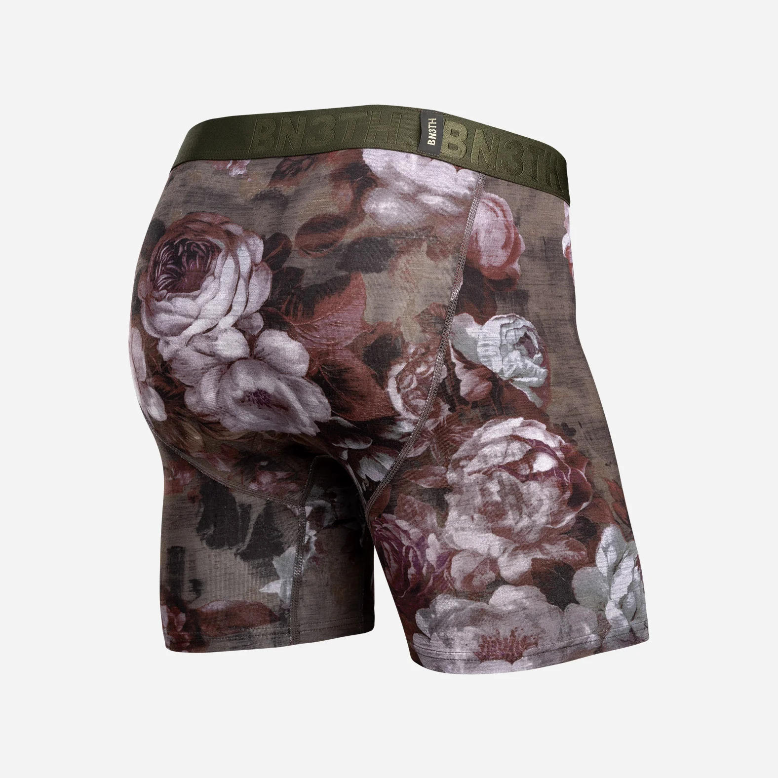 Classic Icon Boxer Brief: Vintage Rose - Heather Duffle - Image 3