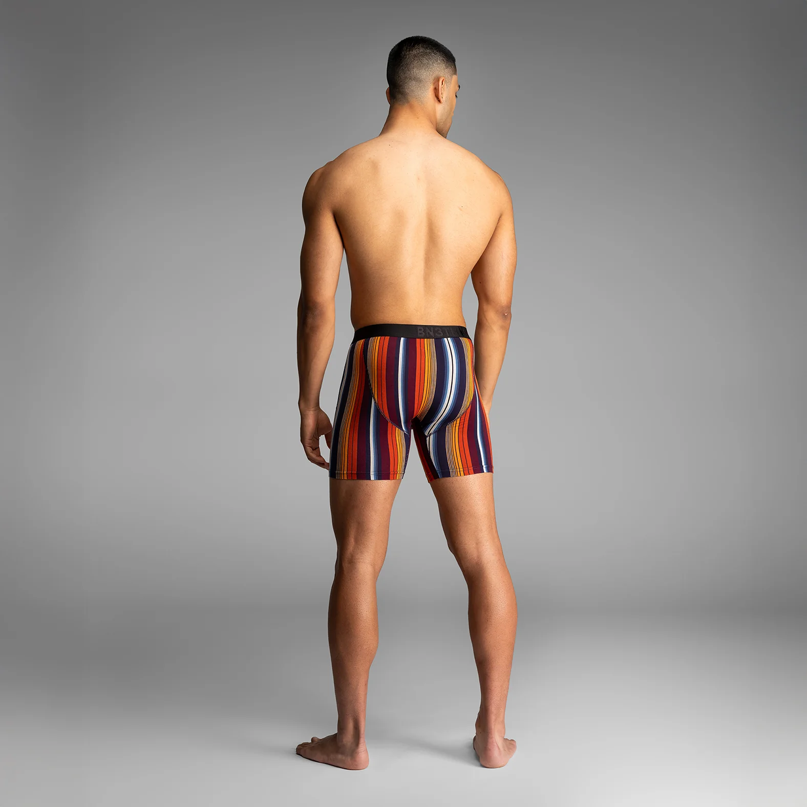 Classic Icon Boxer Brief : Western Stripe Dark Navy - Image 5