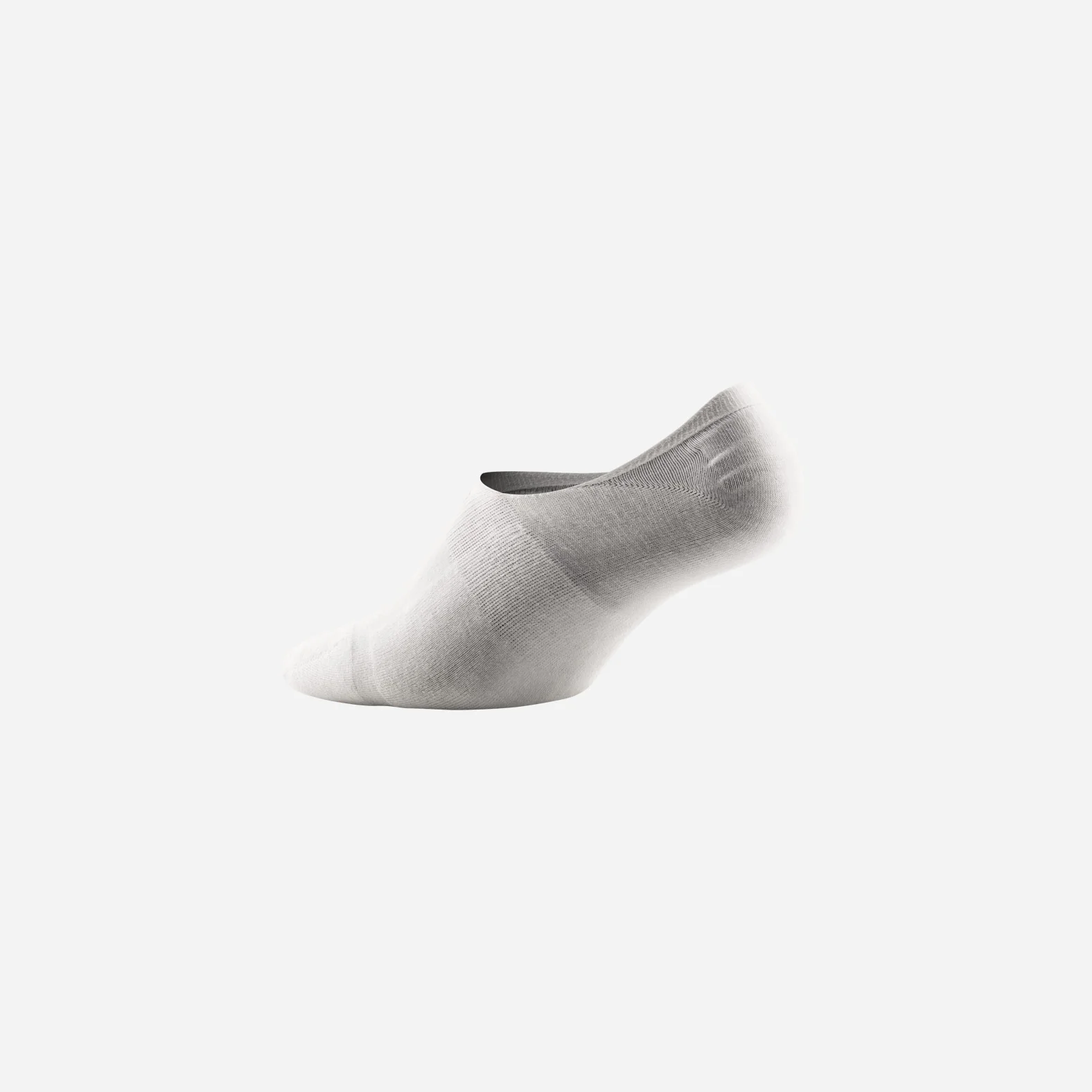 Classic No Show Sock: White - Image 3