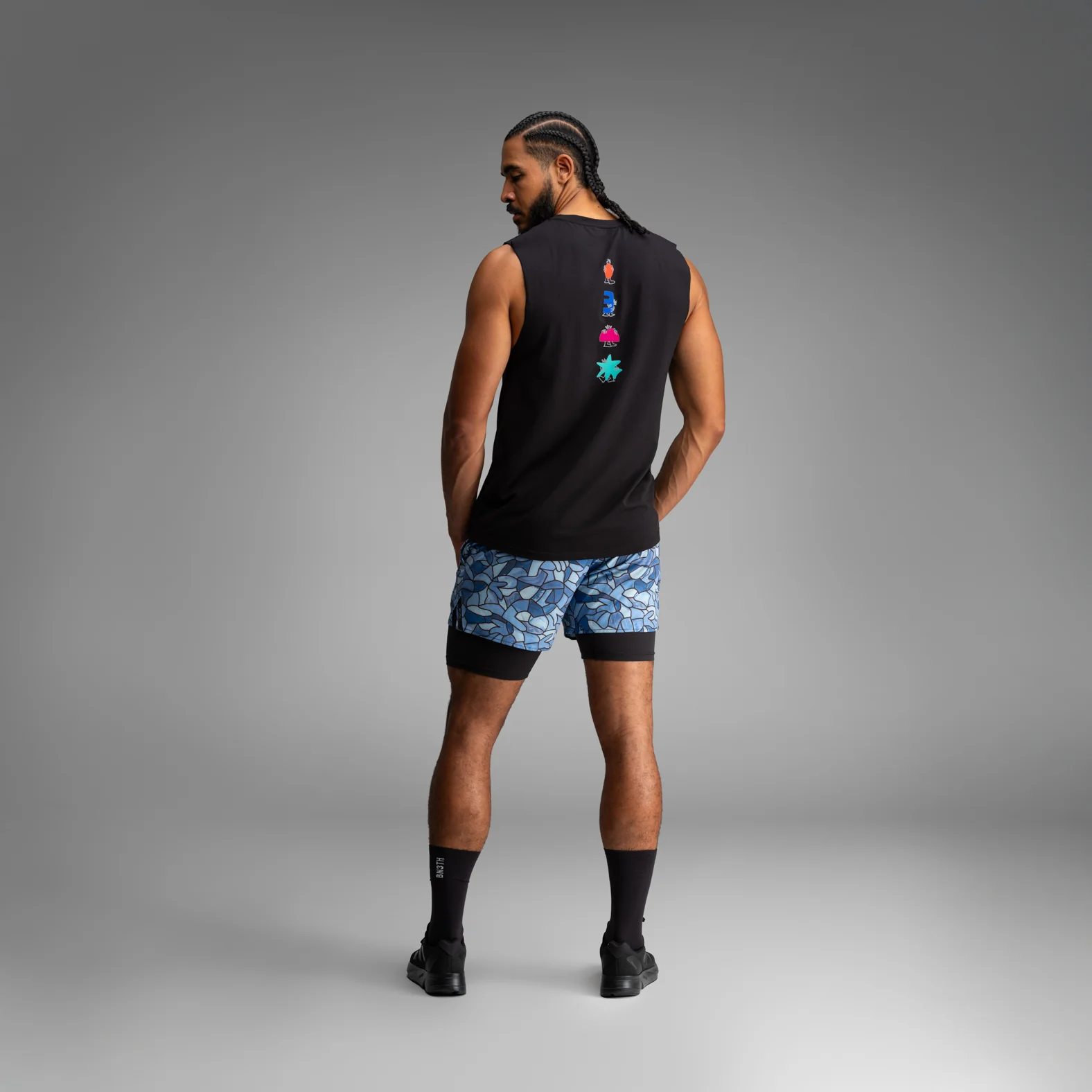 Cut-off Tank: Lucas Beaufort - Character Black - Image 5