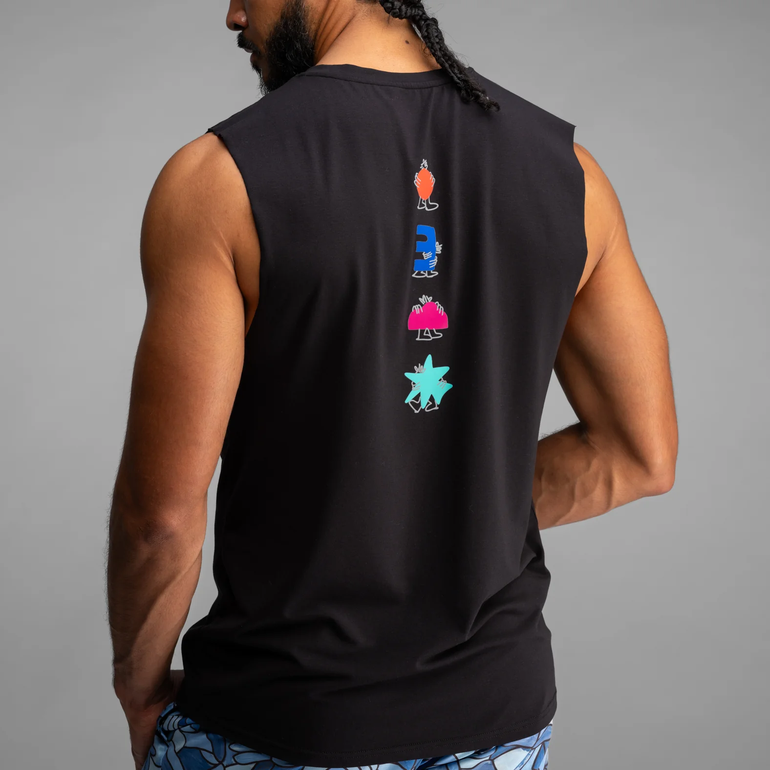 Cut-off Tank: Lucas Beaufort - Character Black - Image 6