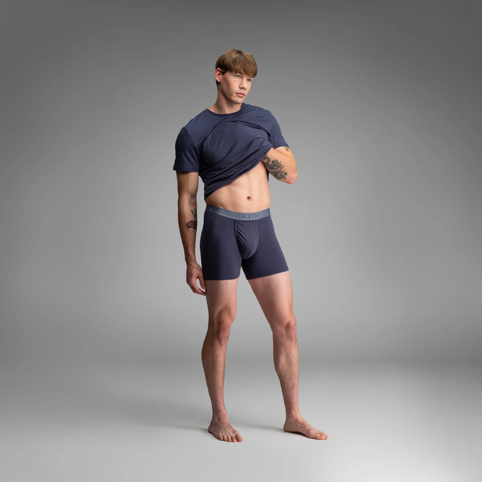 Essentials Boxer Brief : Midnight Navy 3 Pack - Image 5
