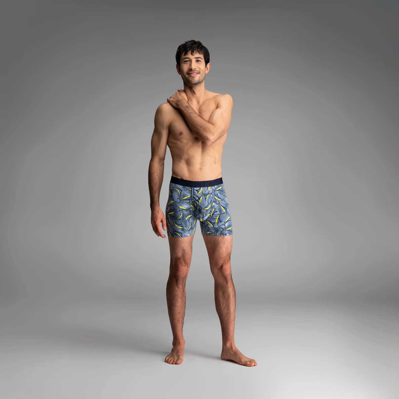 Essentials Boxer Brief: Deep Blue Strike - Mirage - Image 2