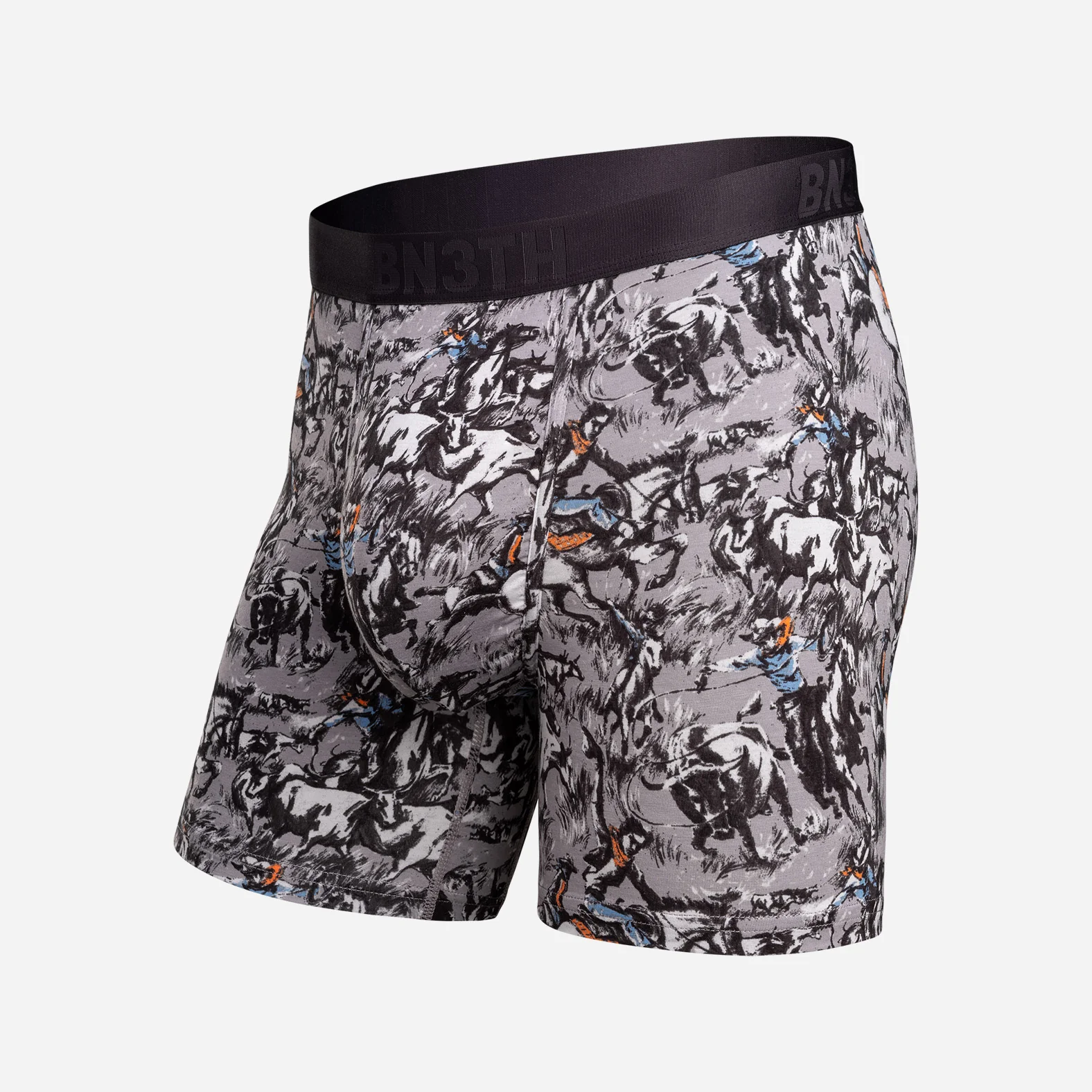 Essentials Boxer Brief: Prairie Dustup - Gray