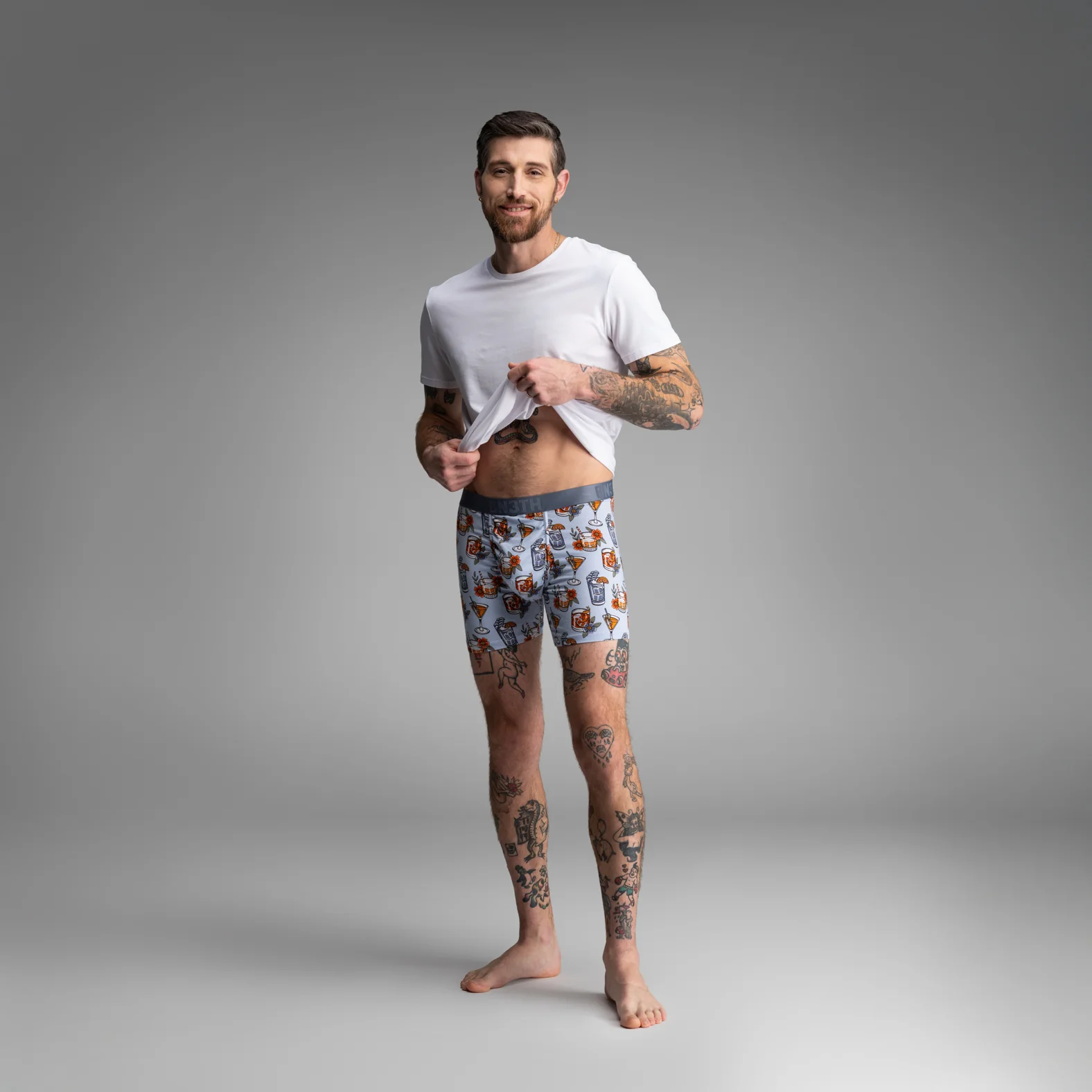 Essentials Boxer Brief: Prohibition - Blue - Image 2