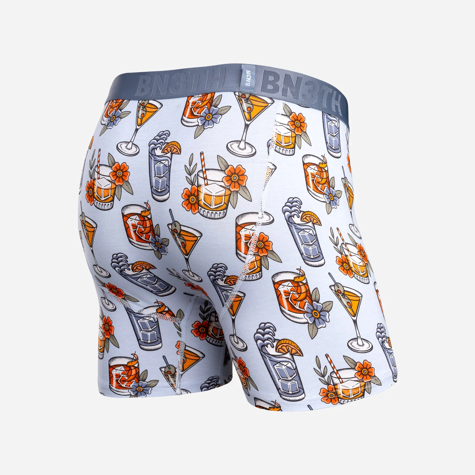 Essentials Boxer Brief: Prohibition - Blue - Image 3