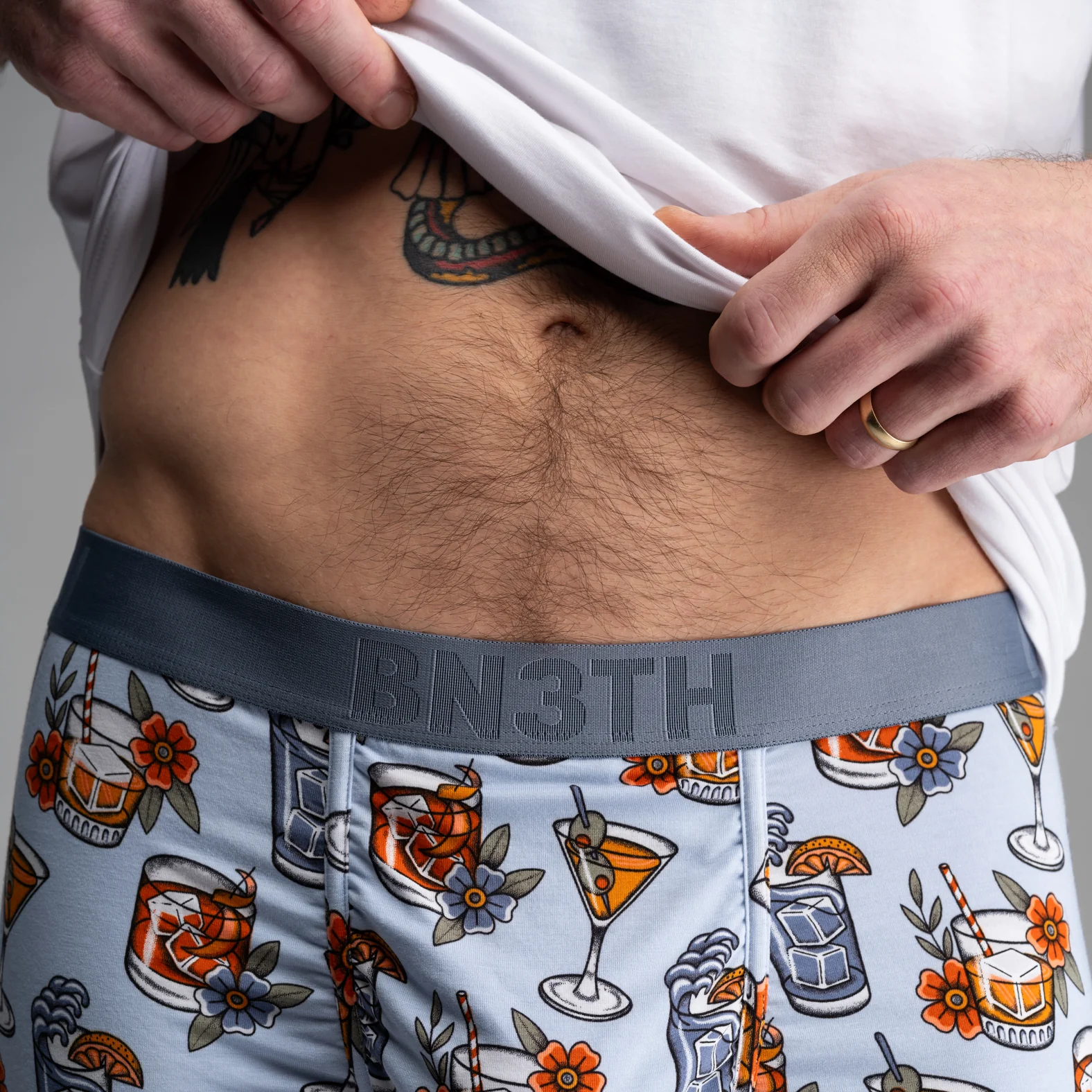 Essentials Boxer Brief: Prohibition - Blue - Image 4