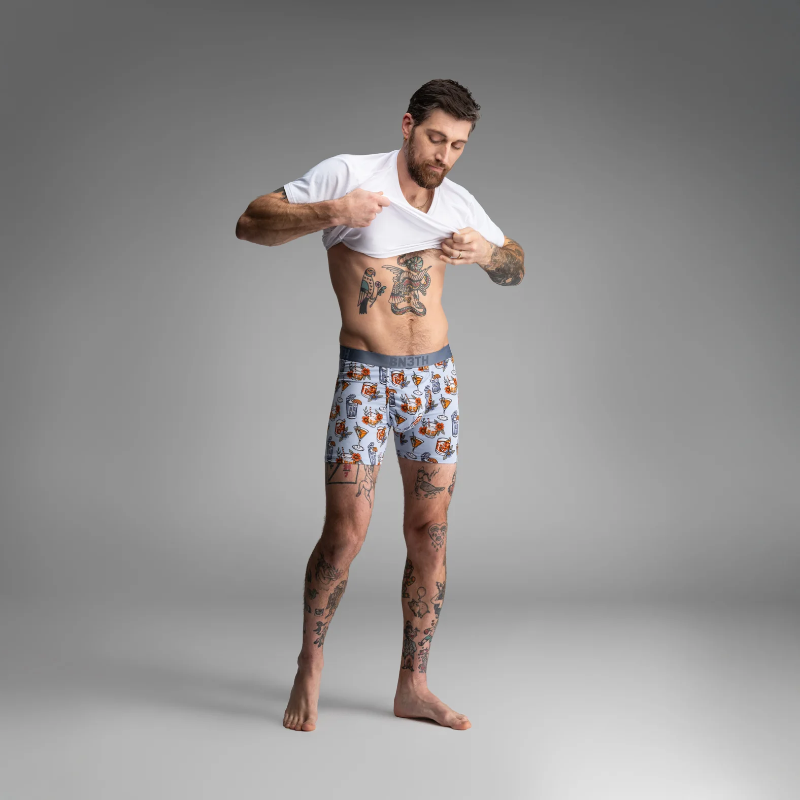 Essentials Boxer Brief: Prohibition - Blue - Image 5