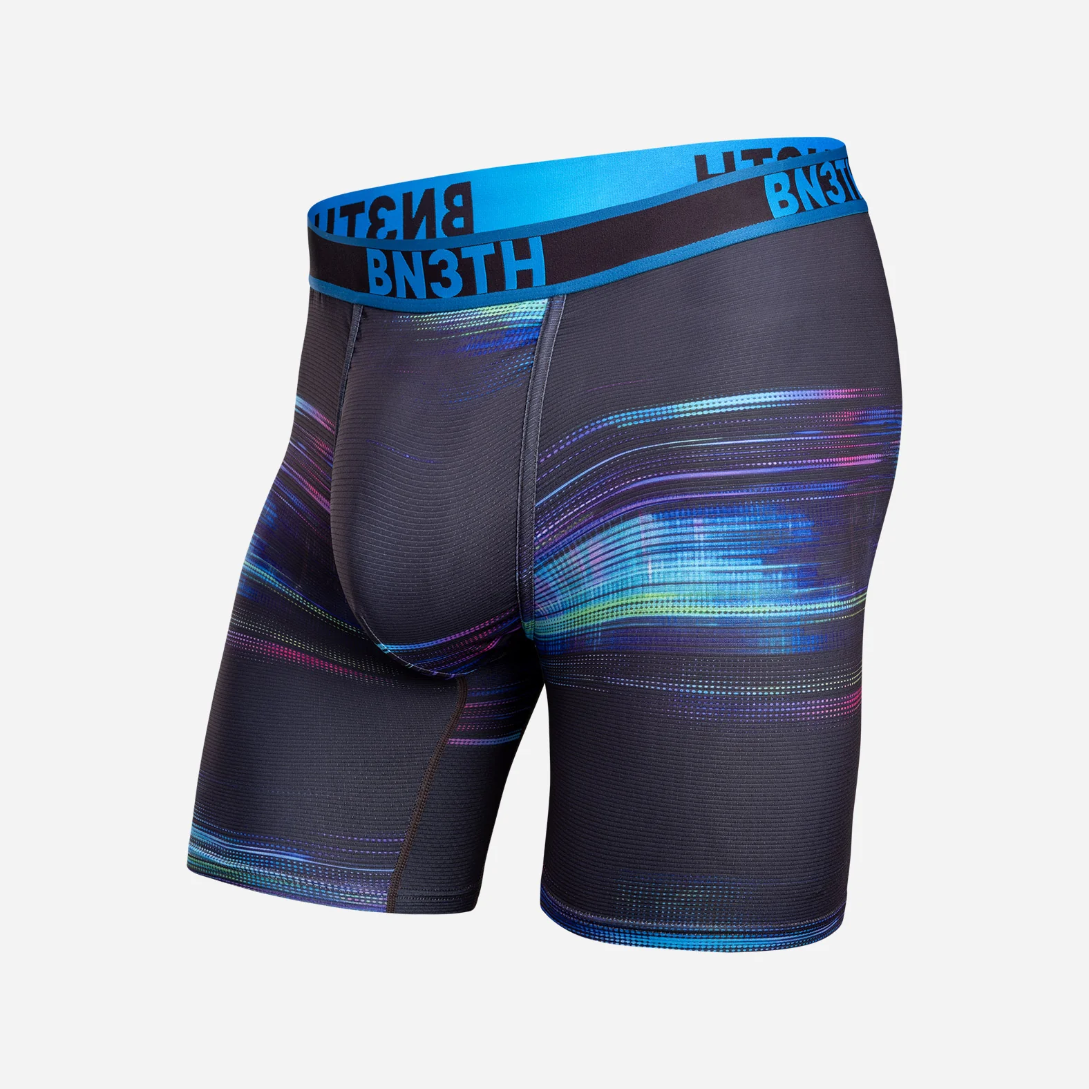Pro Flex Max Boxer Brief: Pixel Matrix-Black