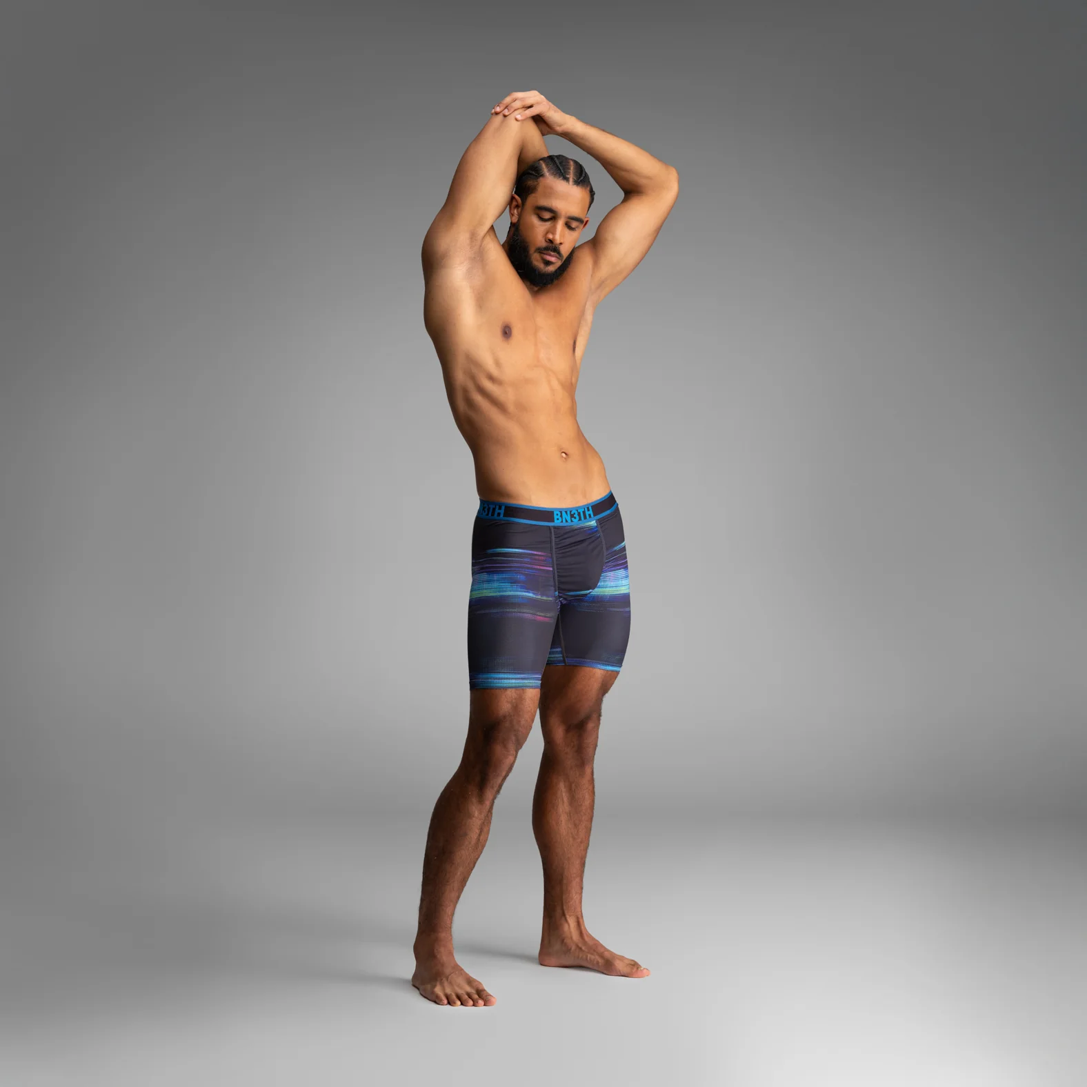 Pro Flex Max Boxer Brief: Pixel Matrix-Black - Image 5