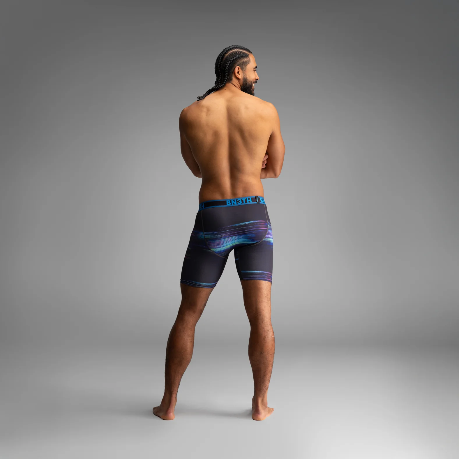 Pro Flex Max Boxer Brief: Pixel Matrix-Black - Image 6