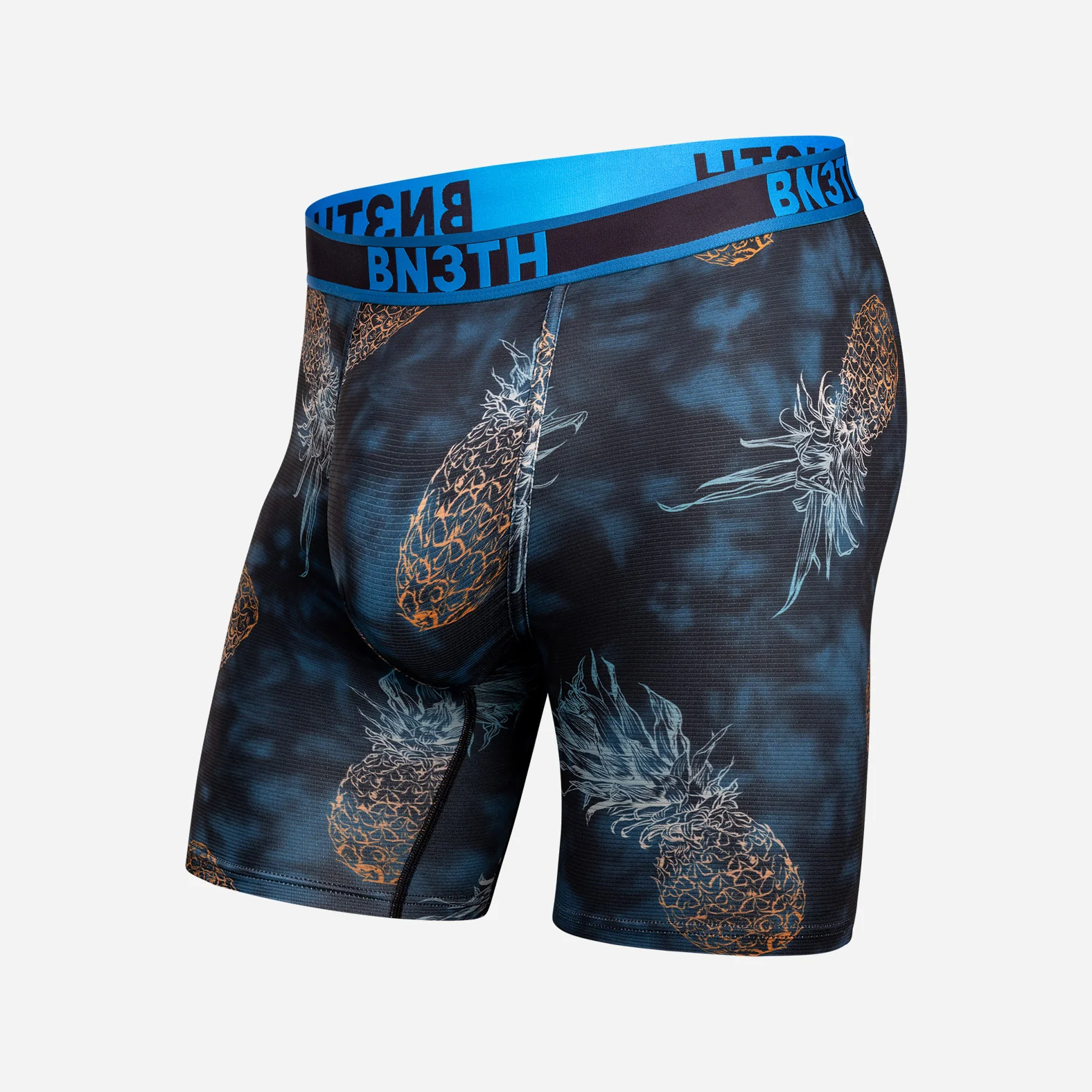 Pro Flex Max Boxer Brief: Tie Dye Pineapple Ombre-Navy