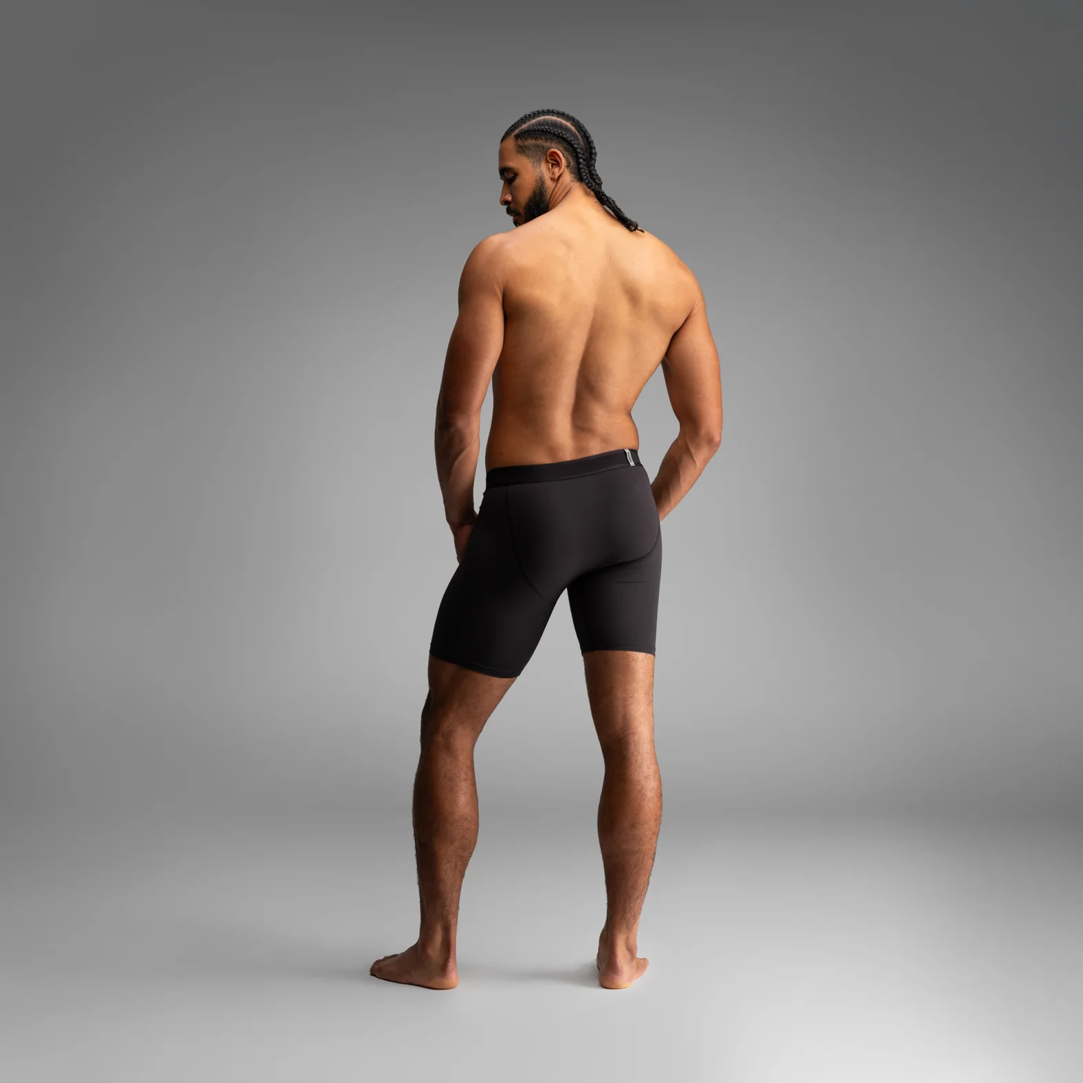 Pro Ultra Liner Short With Pocket: Lucas Beaufort - Black - Image 5