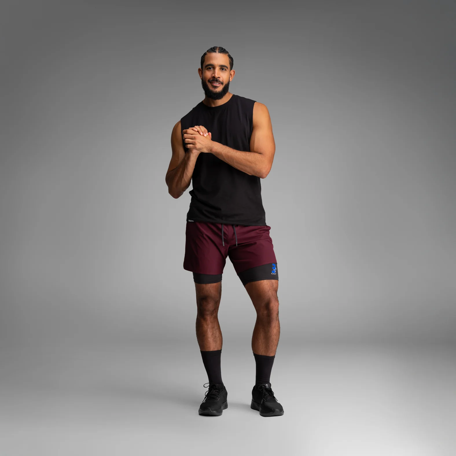 Pro Ultra Liner Short With Pocket: Lucas Beaufort - Black - Image 7