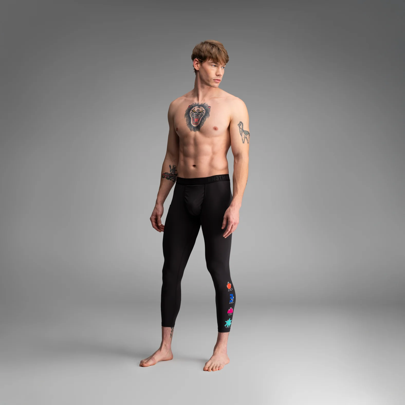 Pro Ultra Liner Tight With Pocket: Lucas Beaufort - Black - Image 5