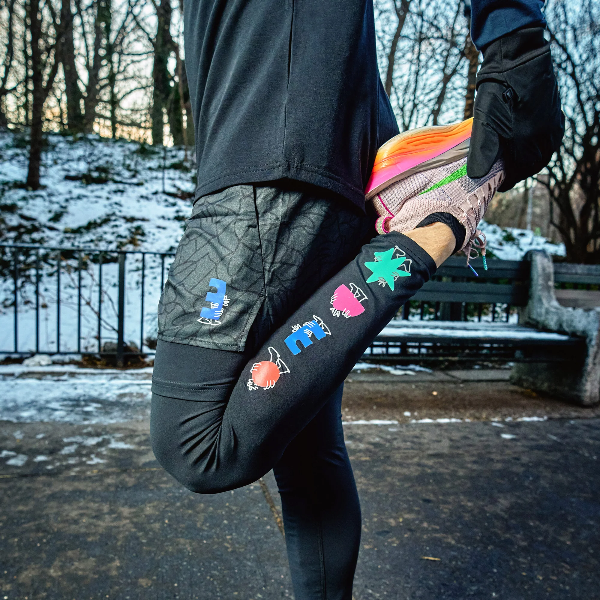 Pro Ultra Liner Tight With Pocket: Lucas Beaufort - Black - Image 9