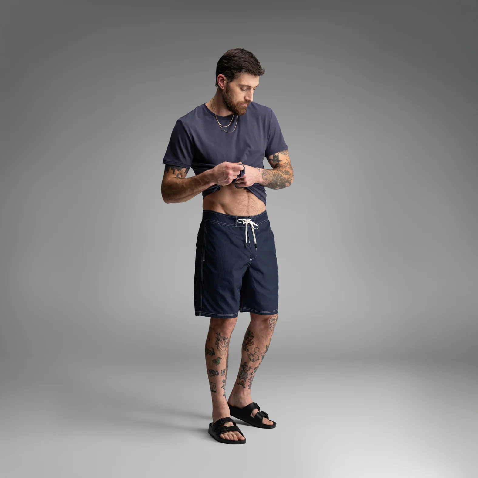 Riptide 2N1 Boardshort: Dark Navy - Image 5
