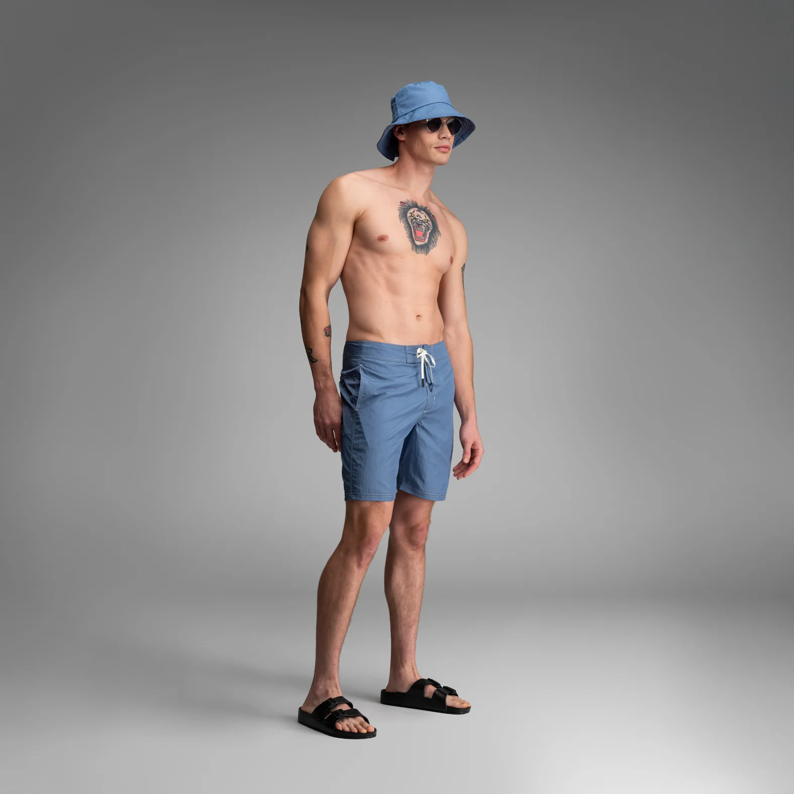 Riptide 2N1 Boardshort : Fog - Image 5